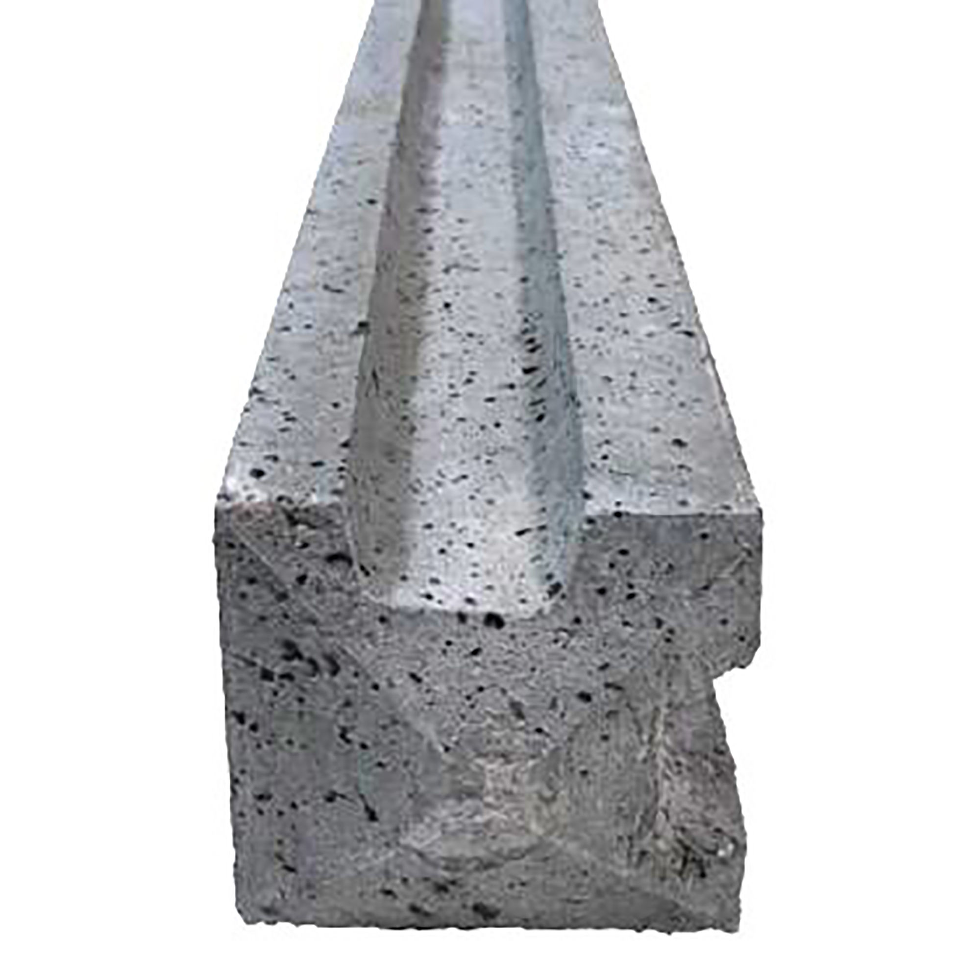 Supreme Wetcast Concrete Slotted Corner Fence Post 125mm x 125mm x 2360mm