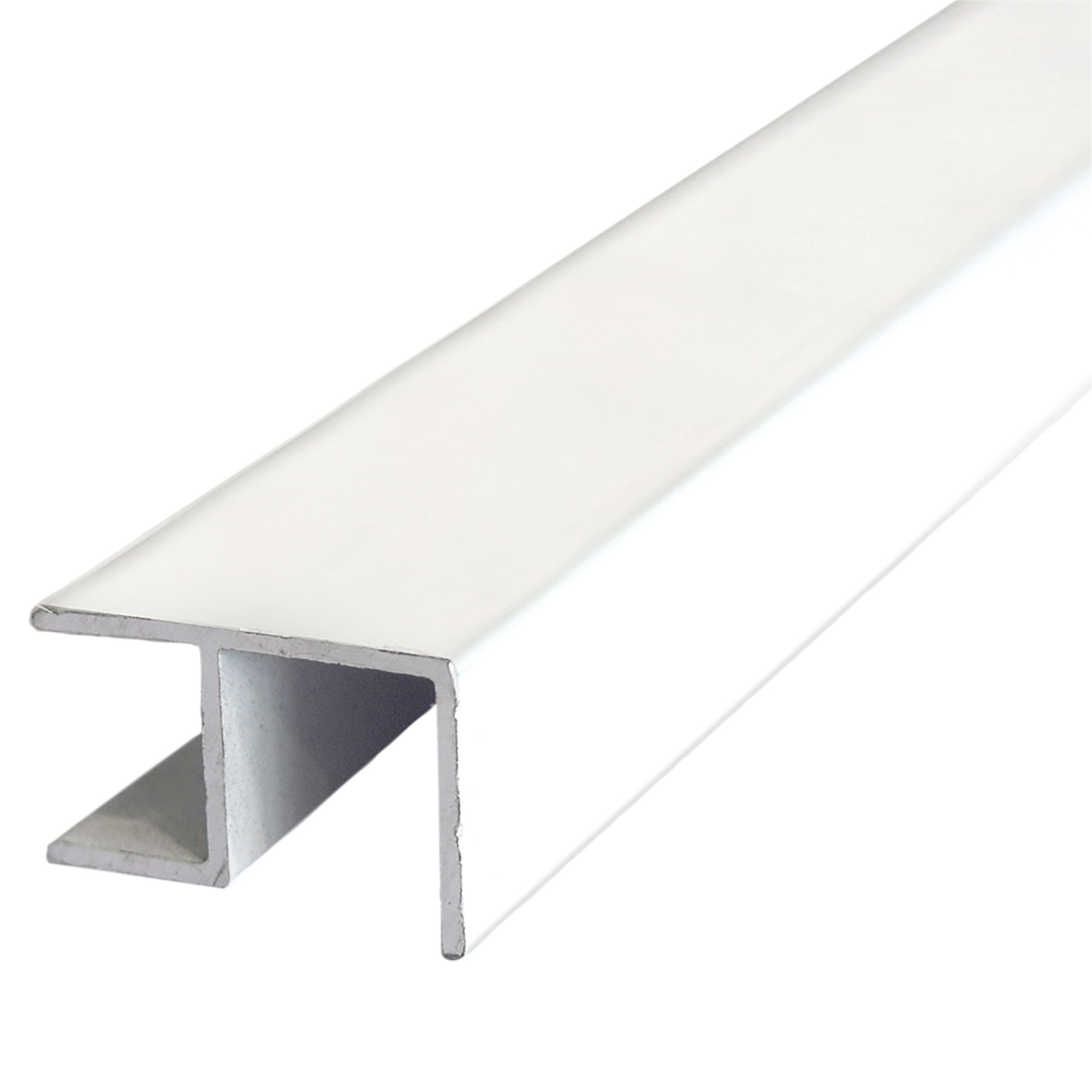 Multipanel Wall Panel Profile Flush Corner Type 100 White 11.5mm x 2450mm - MPEXWH