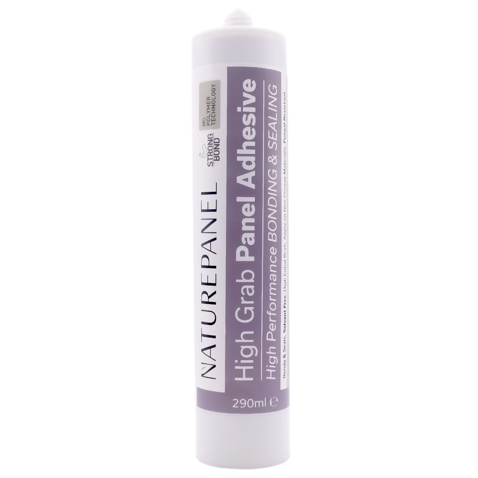 Naturepanel High Grab Panel Adhesive and Sealant Graphite Grey 290ml