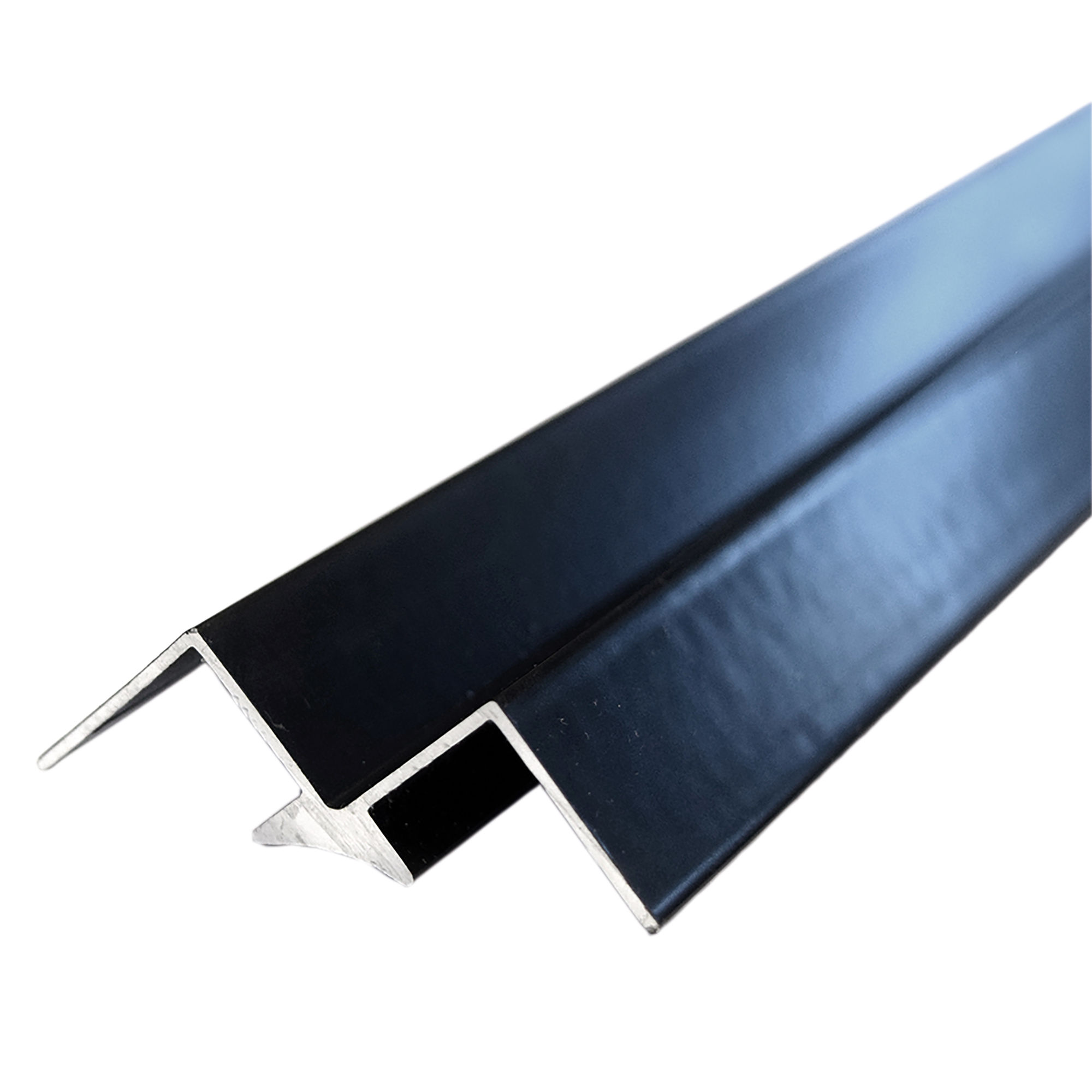 Multipanel Wall Panel Profile Internal Corner Type A Matt Black 11.5mm x 2450mm - MPIAMB