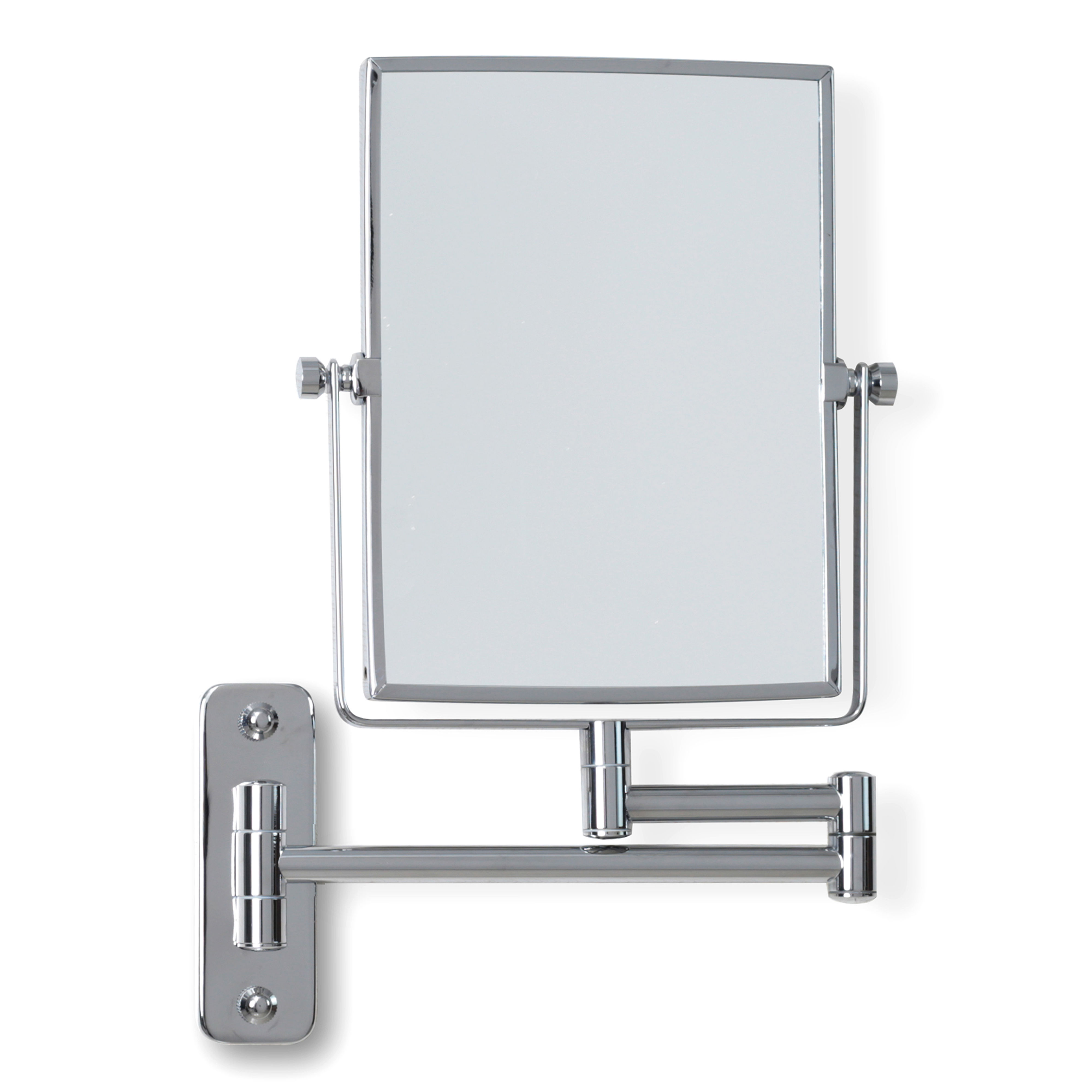 Origins Living Addison Reversible 3x Magnifying Wall Mirror Chrome 220mm x 315mm - ADS-007312-CH