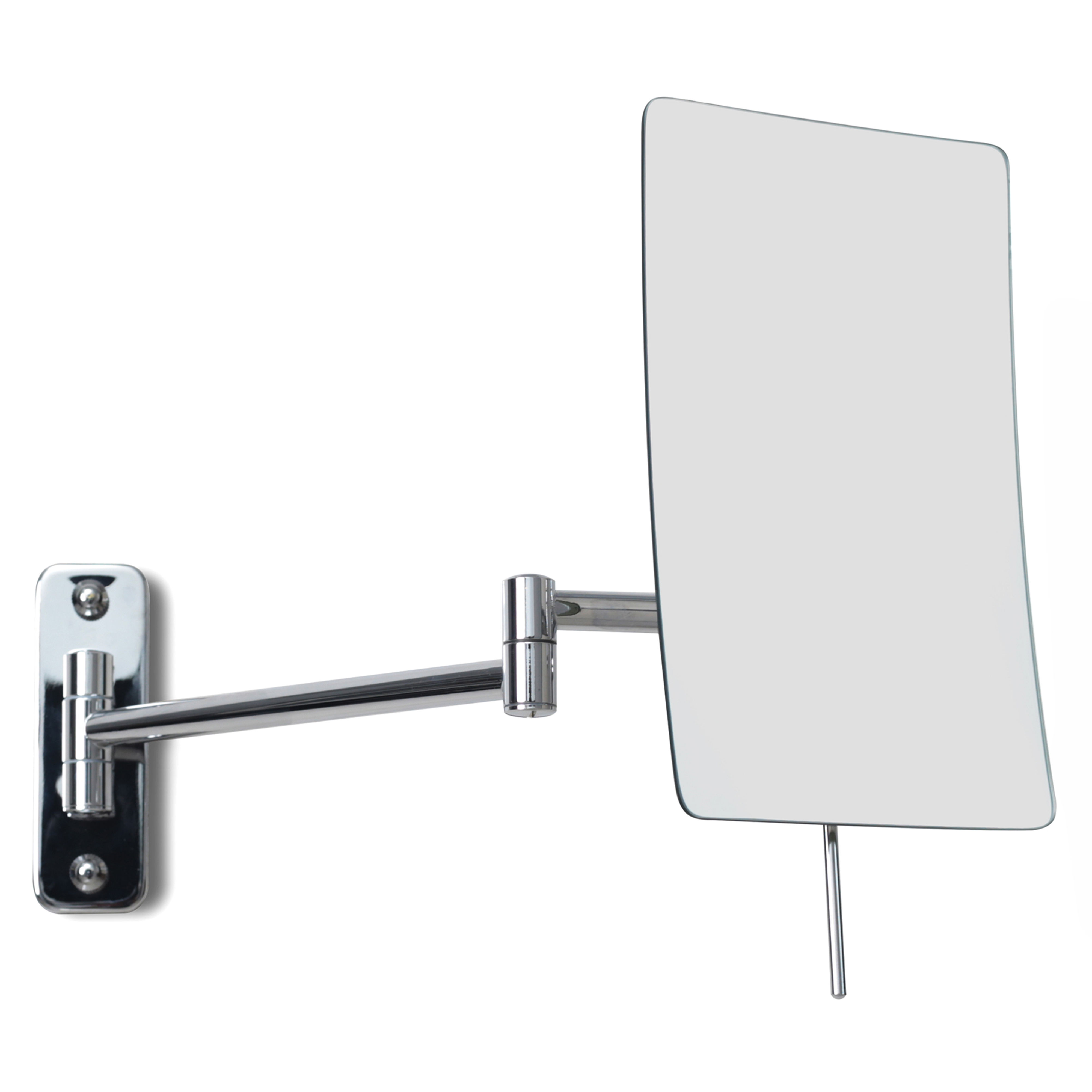Origins Living Blake 5x Magnifying Wall Mirror Chrome 220mm x 260mm - BLK-007512-CH