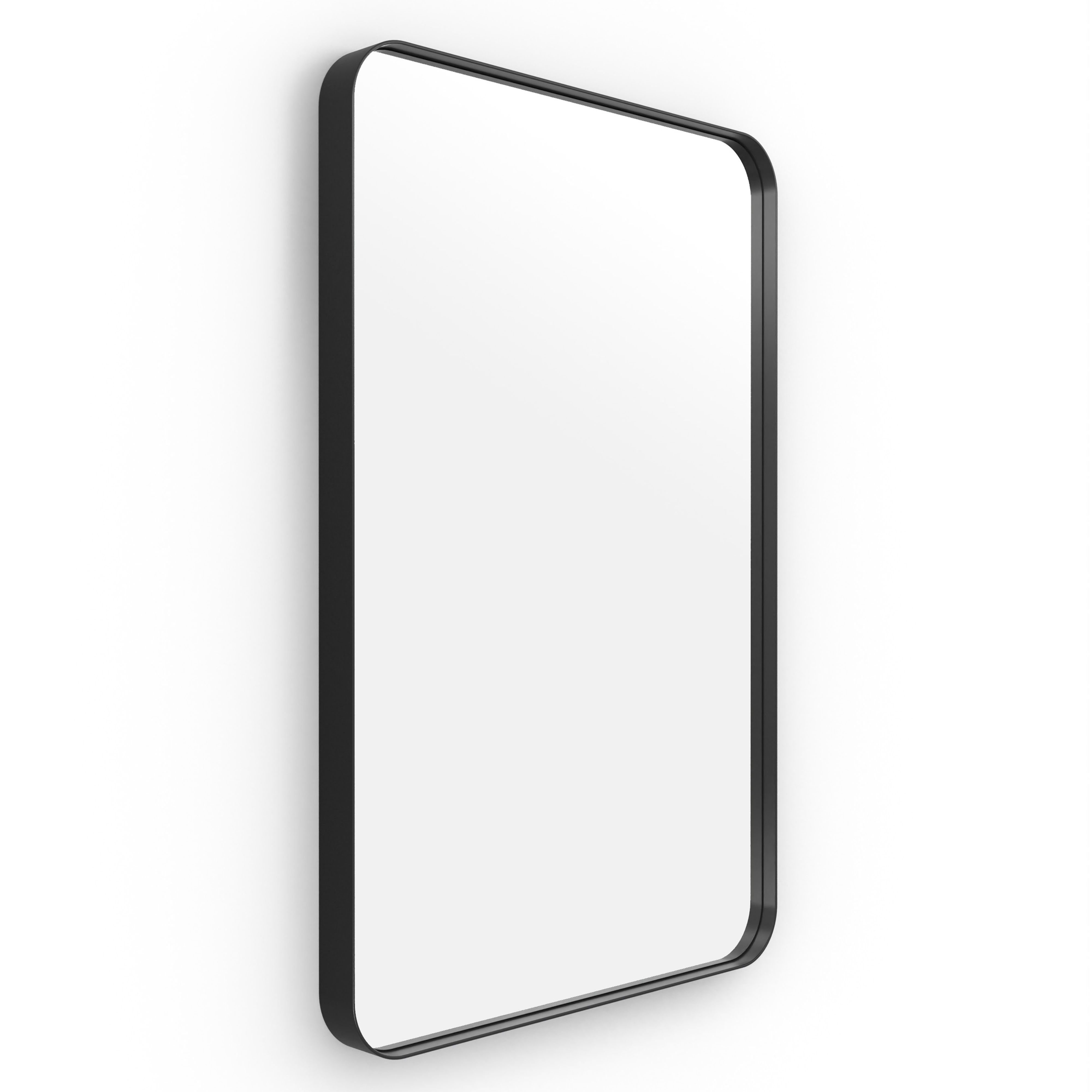 Origins Living City Rectangular Mirror Black