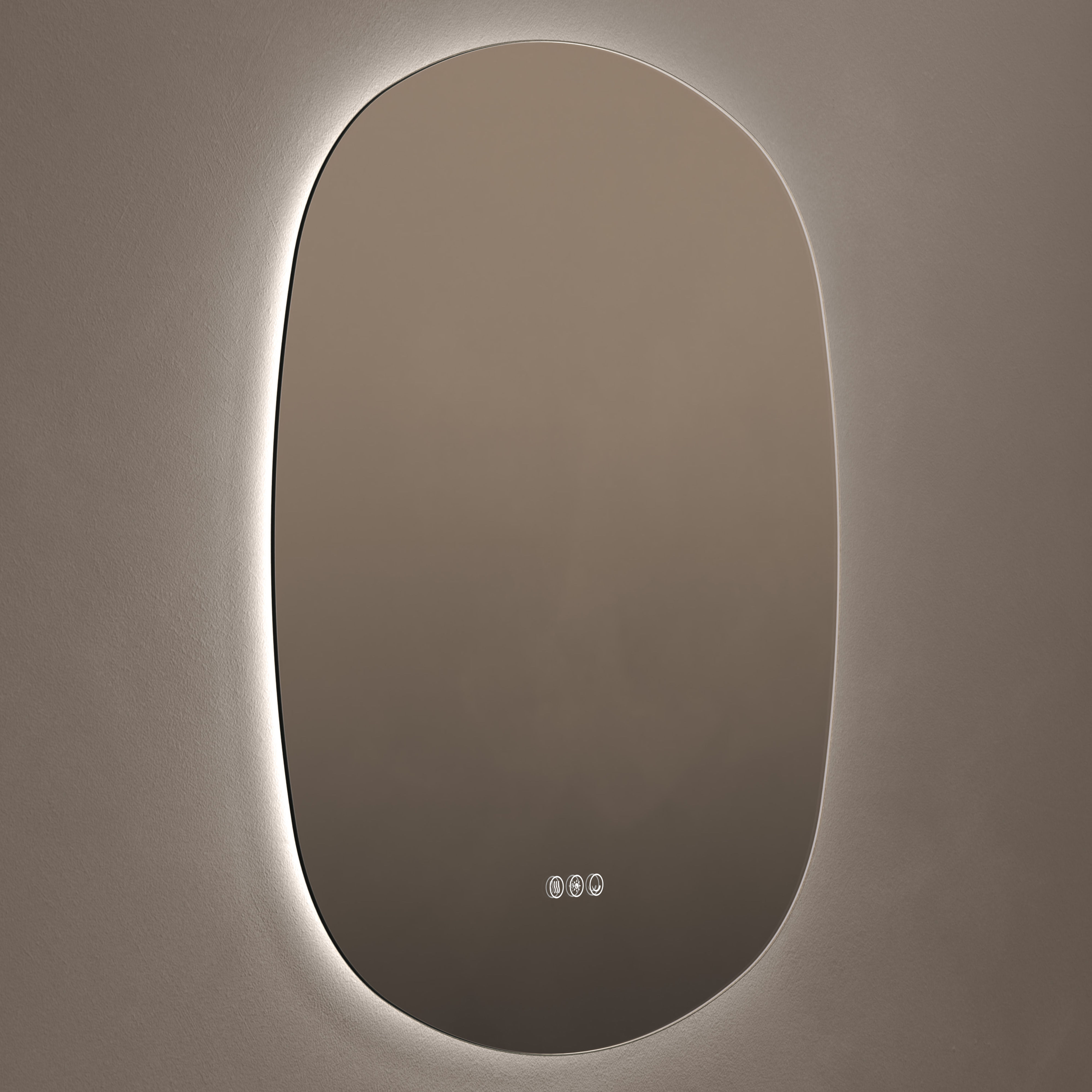 Origins Living Claris Curve Oblong Mirror 700mm x 780mm - CLR-01C778-03