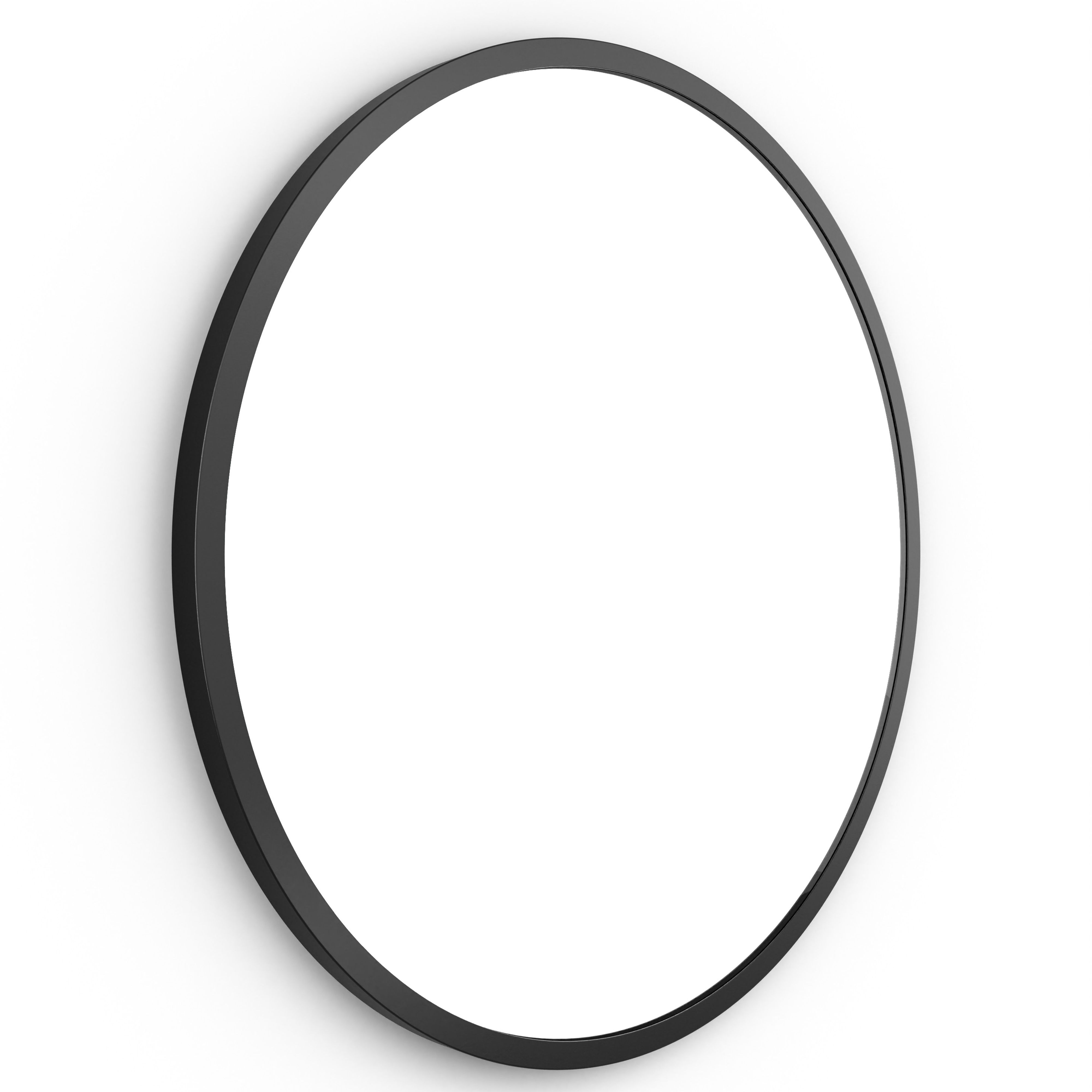 Origins Living Docklands Round Mirror Black