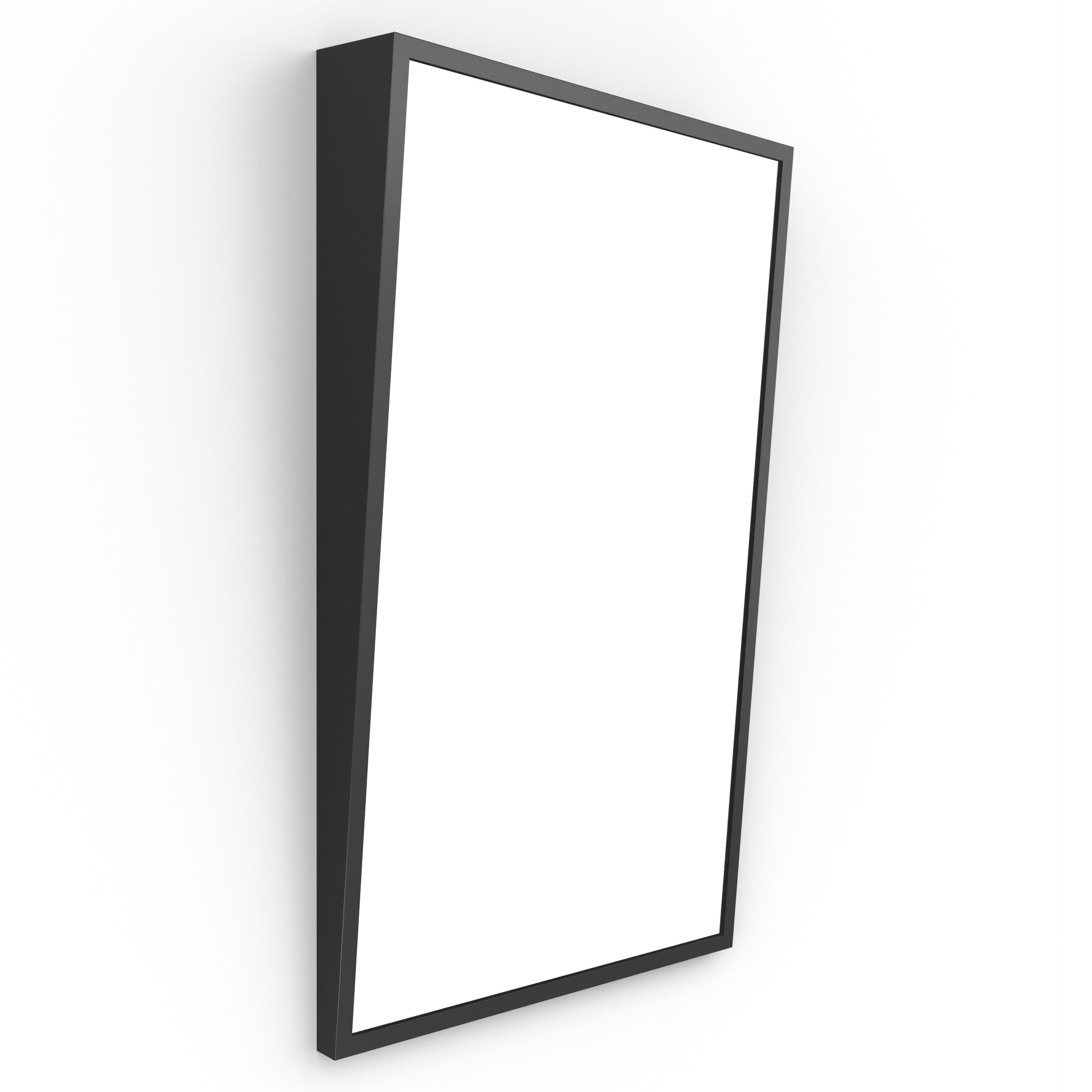 Origins Living Docklands Inclusive Angled Mirror 50 Black 500mm x 800mm - DKL-00A058-BK
