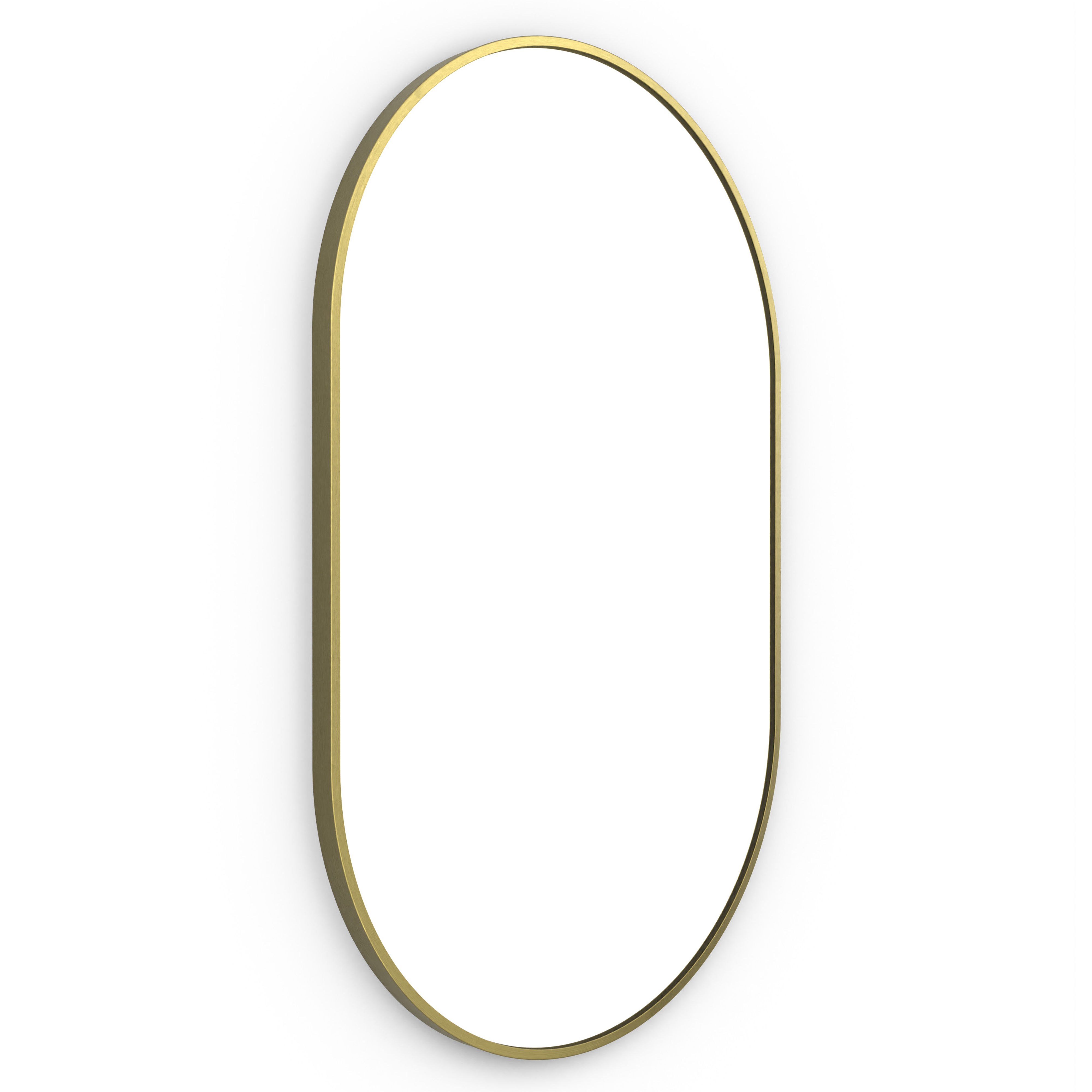 Origins Living Docklands Capsule Mirror 50 Brushed Brass 500mm x 800mm - DKL-00C058-BB