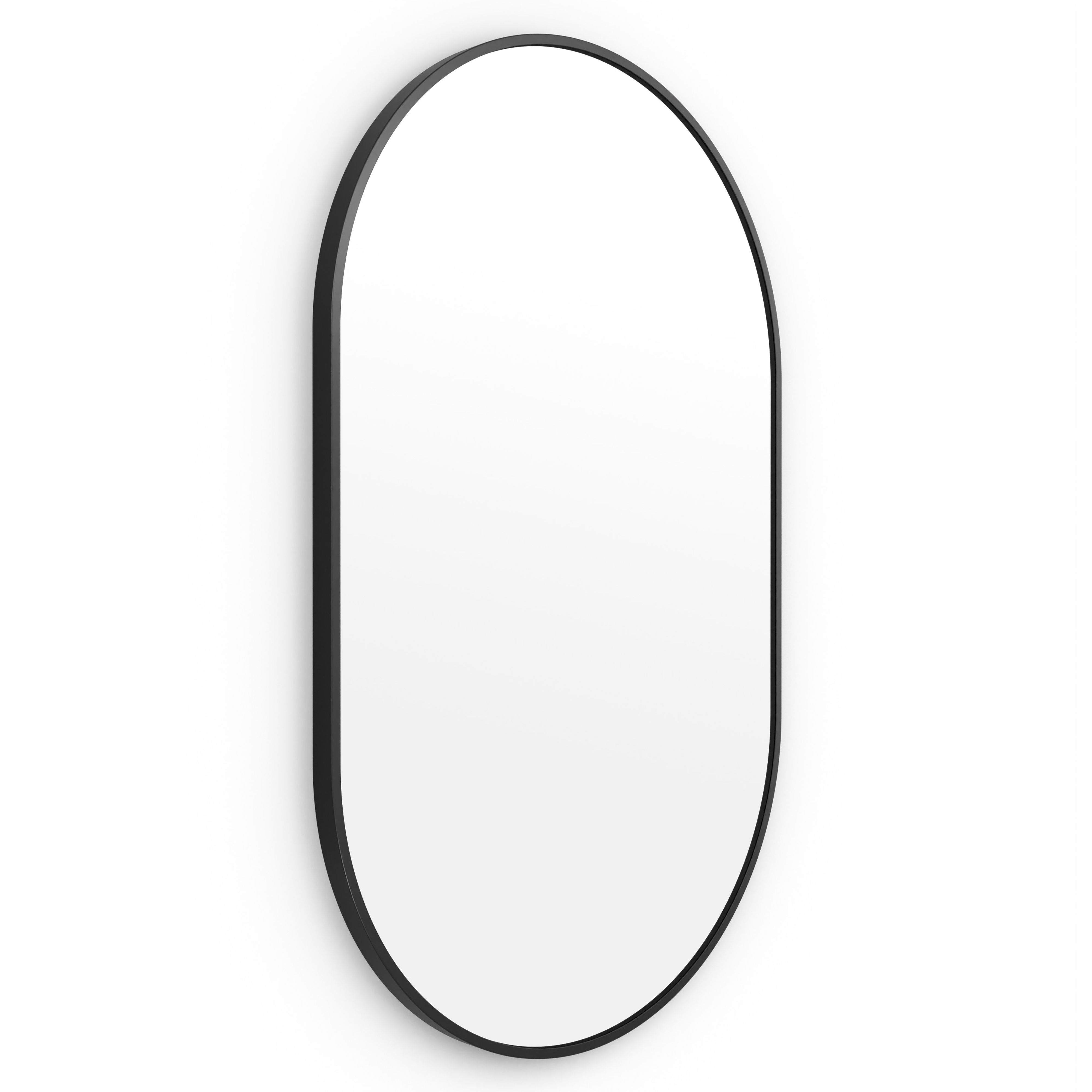 Origins Living Docklands Capsule Mirror 50 Black 500mm x 800mm - DKL-00C058-BK