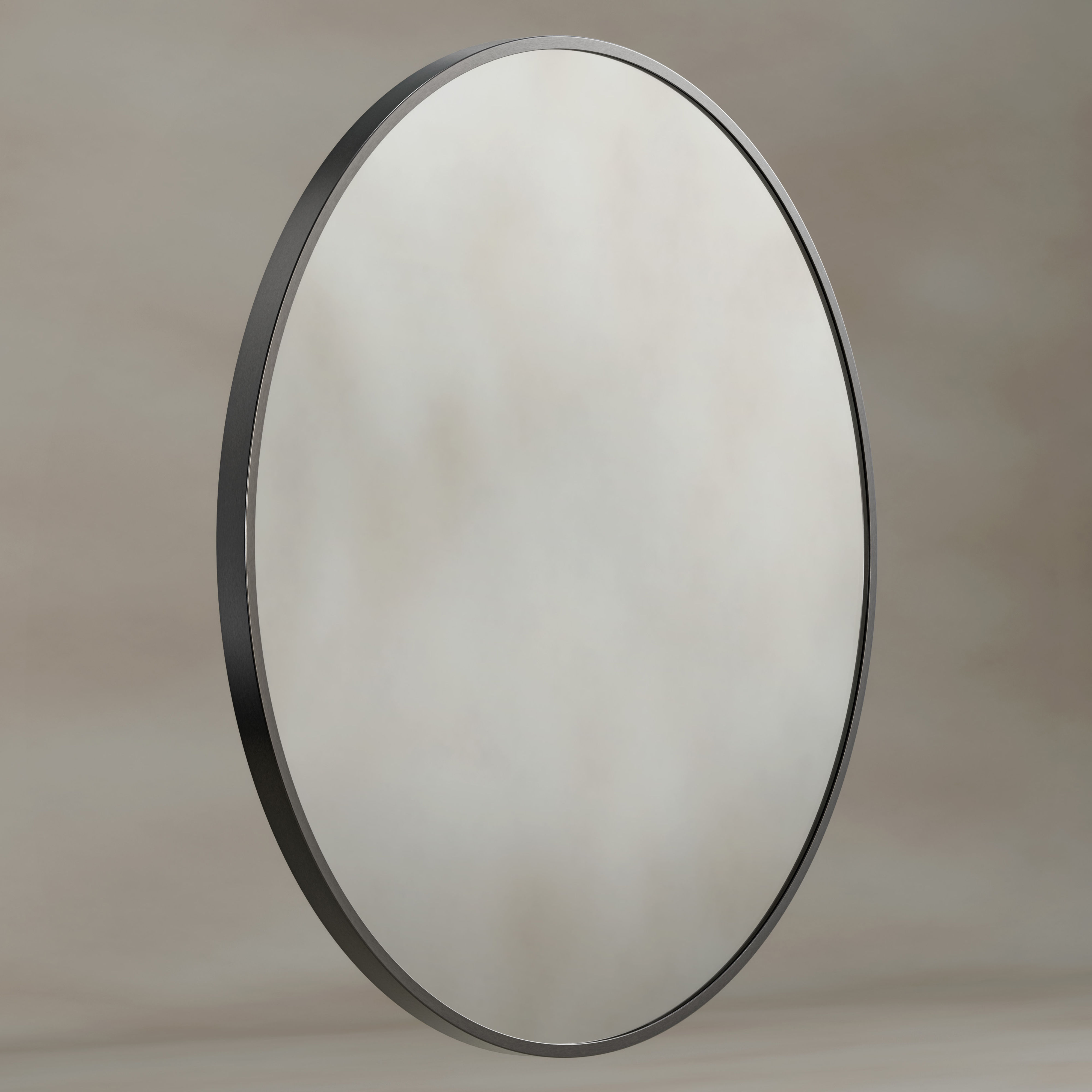 Origins Living Docklands Round Mirror Gunmetal 600mm - DKL-00D060-GM