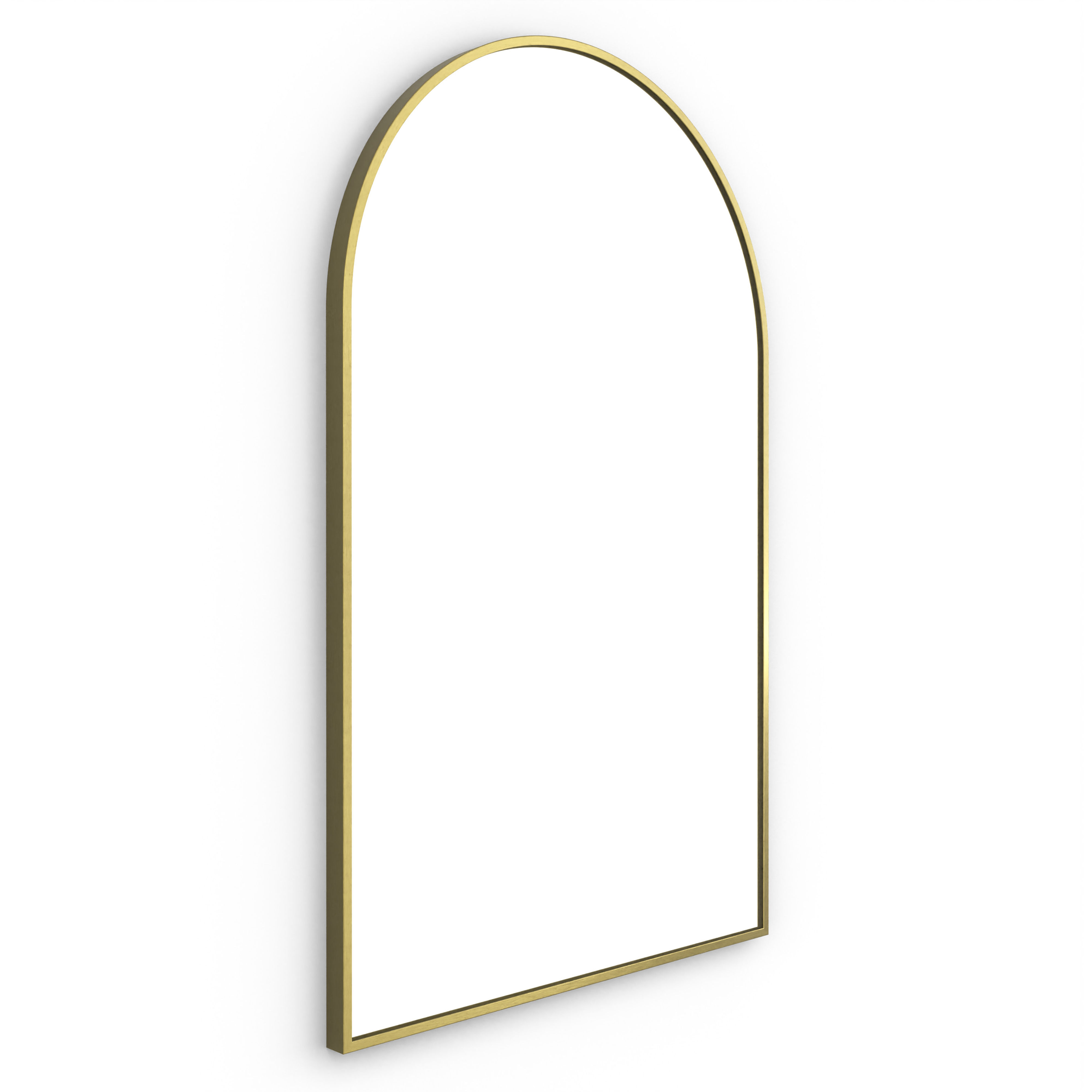 Origins Living Docklands Arch Mirror 50 Brushed Brass 500mm x 800mm - DKL-00R058-BB