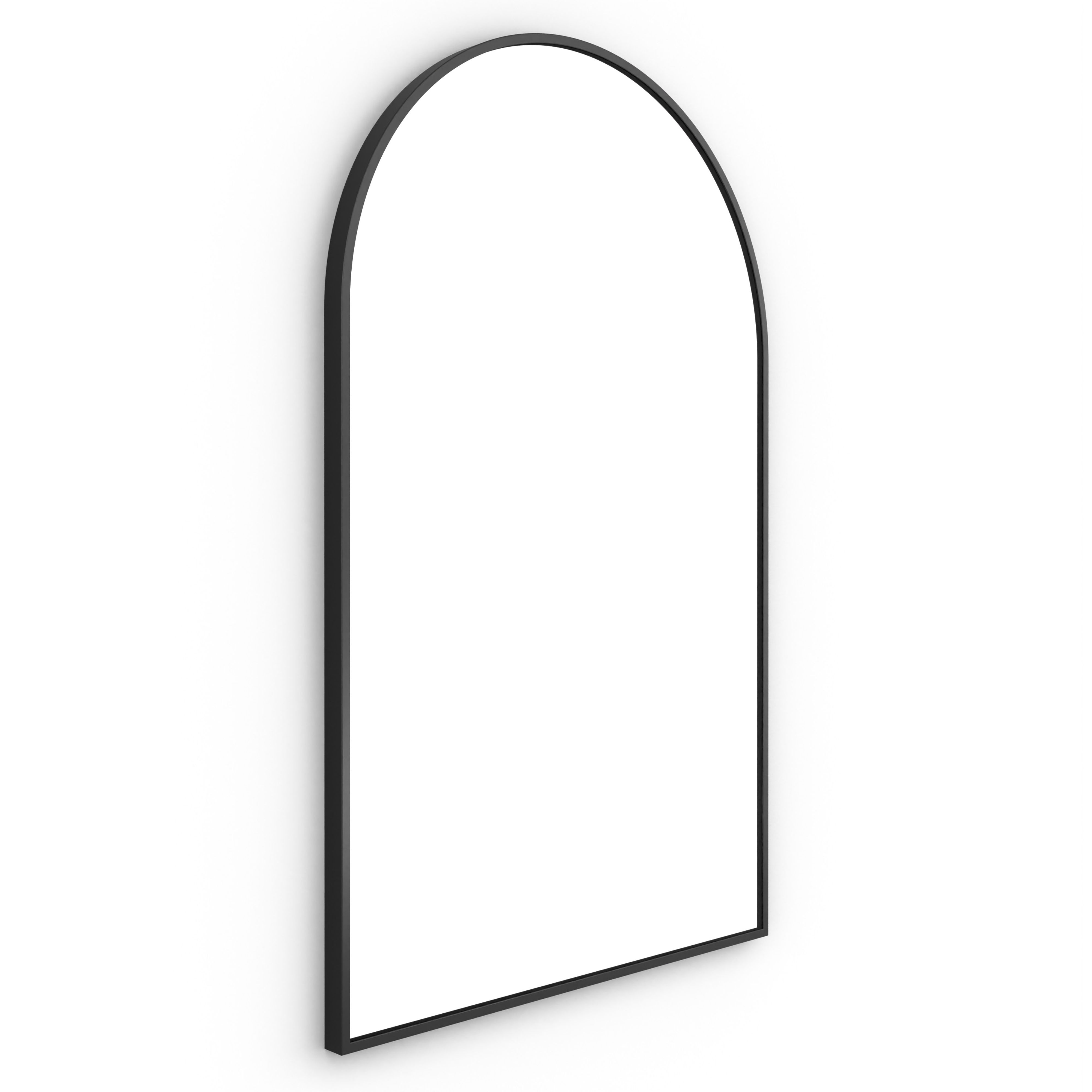 Origins Living Docklands Arch Mirror 50 Black 500mm x 800mm - DKL-00R058-BK