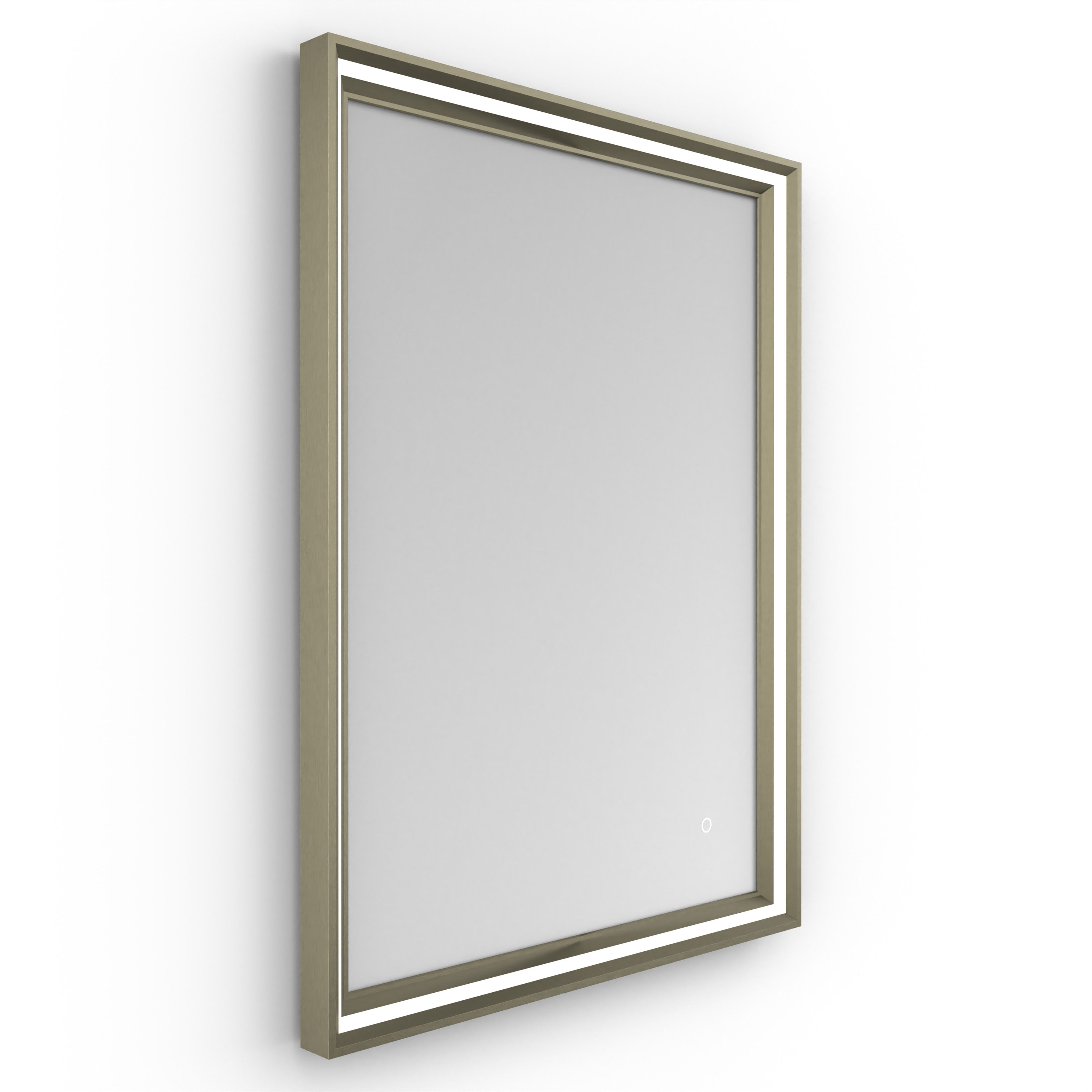 Origins Living Lexington Rectangular Mirror Brushed Bronze