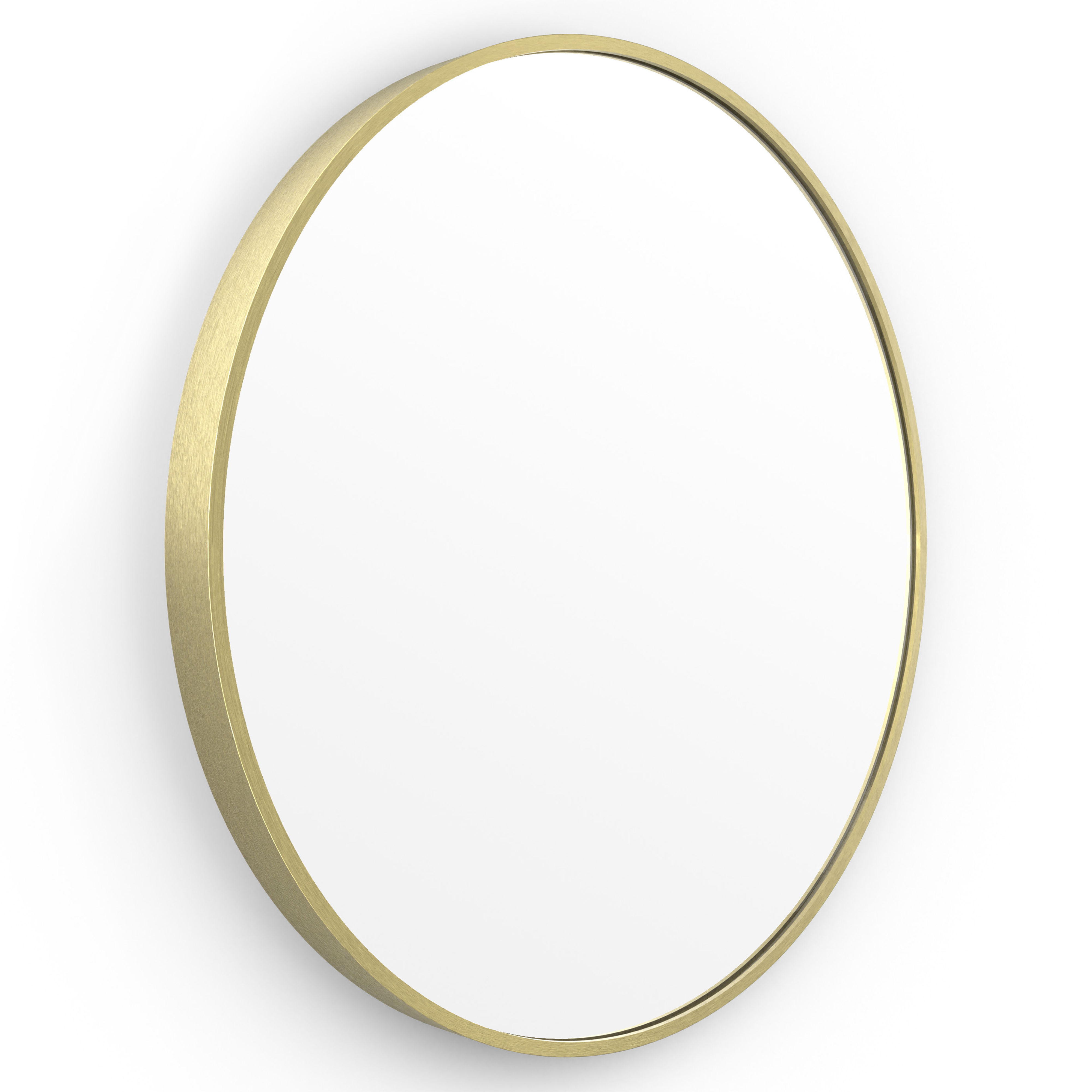 Origins Living Lomax Round Mirror Brushed Brass