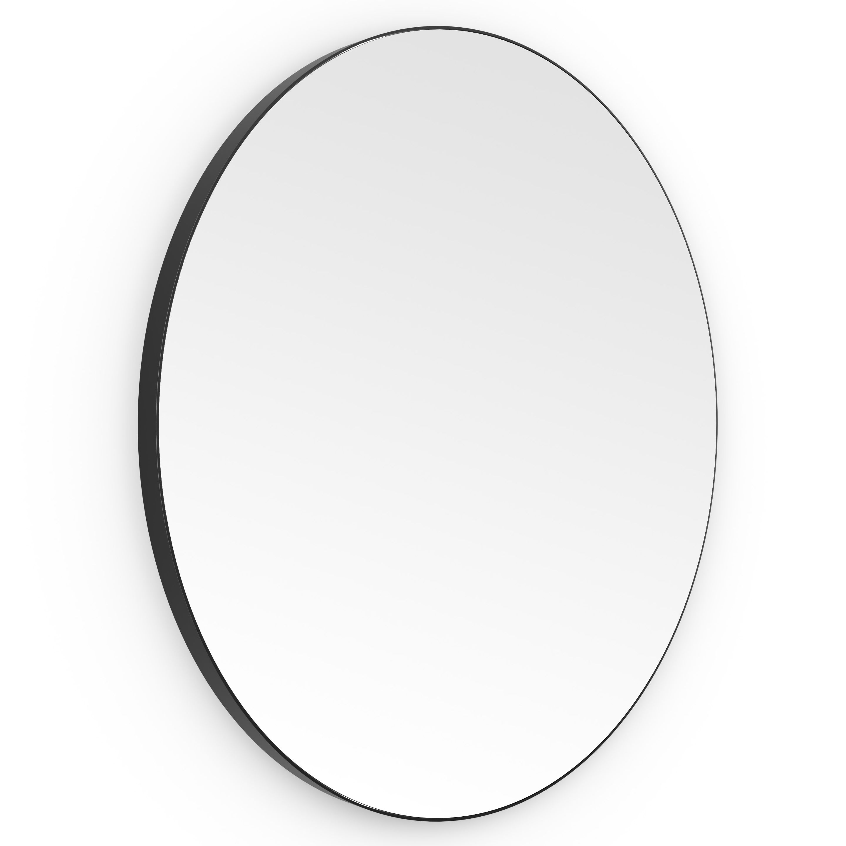 Origins Living Oslo Round Mirror Black