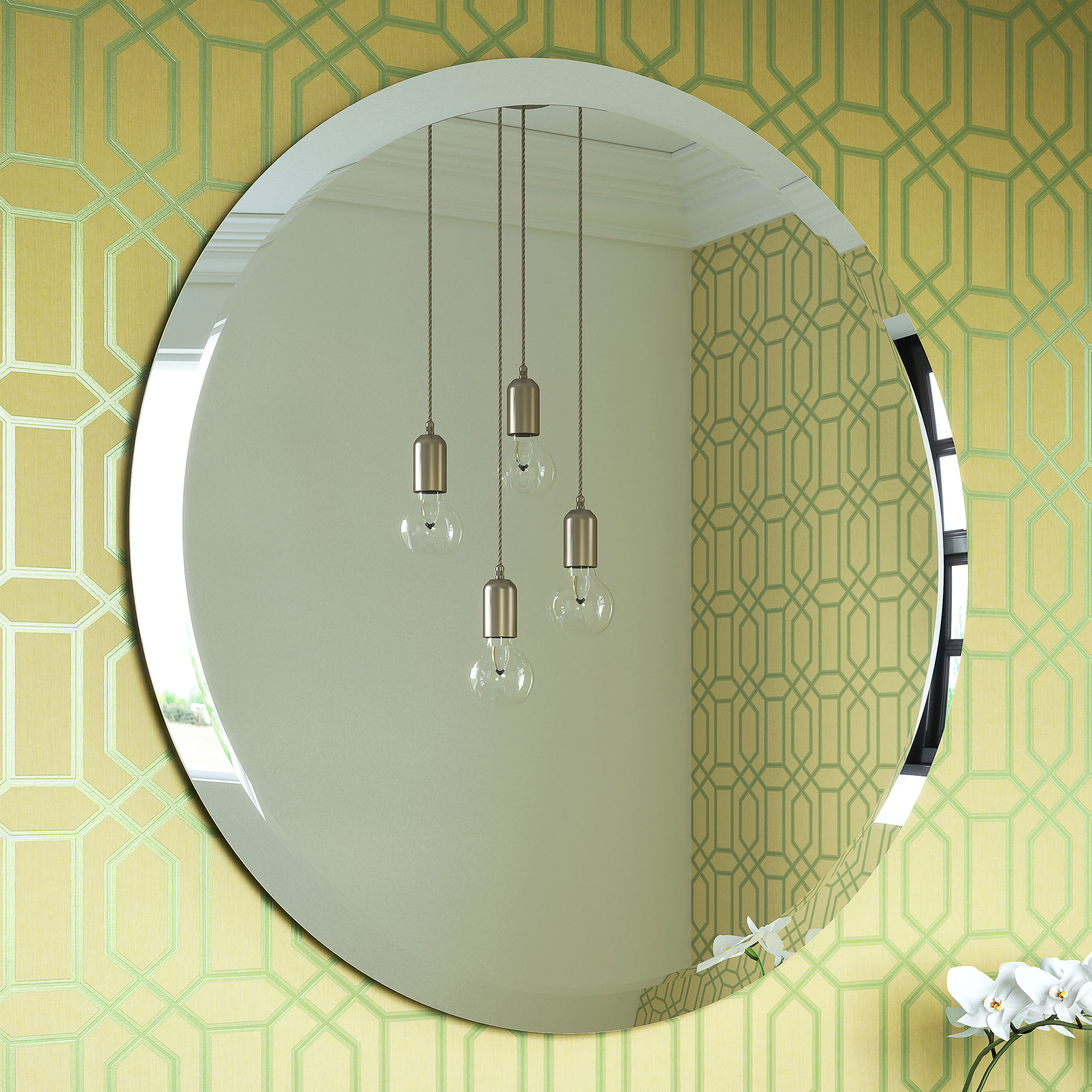 Origins Living Porterhouse Round Mirror