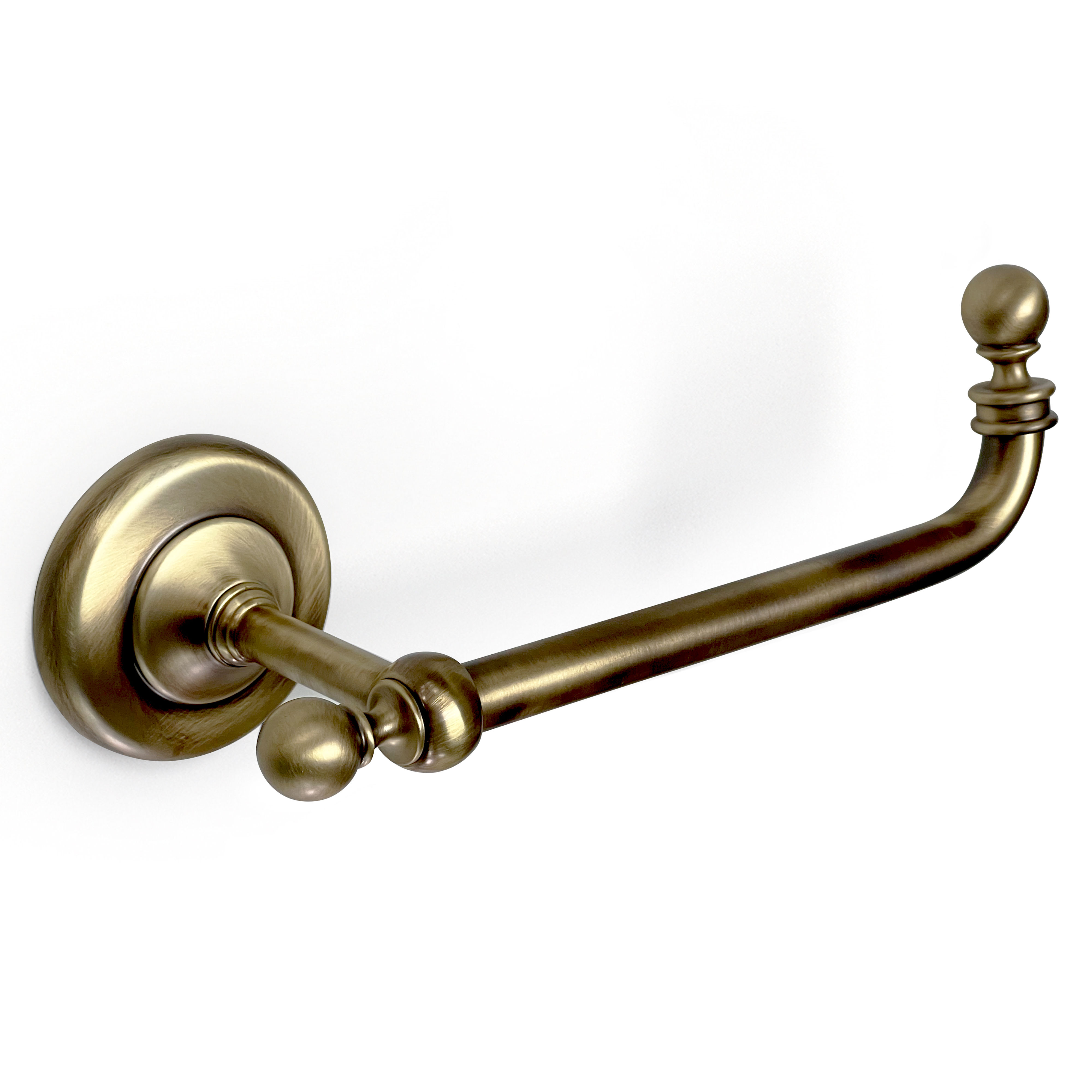 Origins Living Albany Open Toilet Roll Holder Aged Brass - ALB-117001-AB