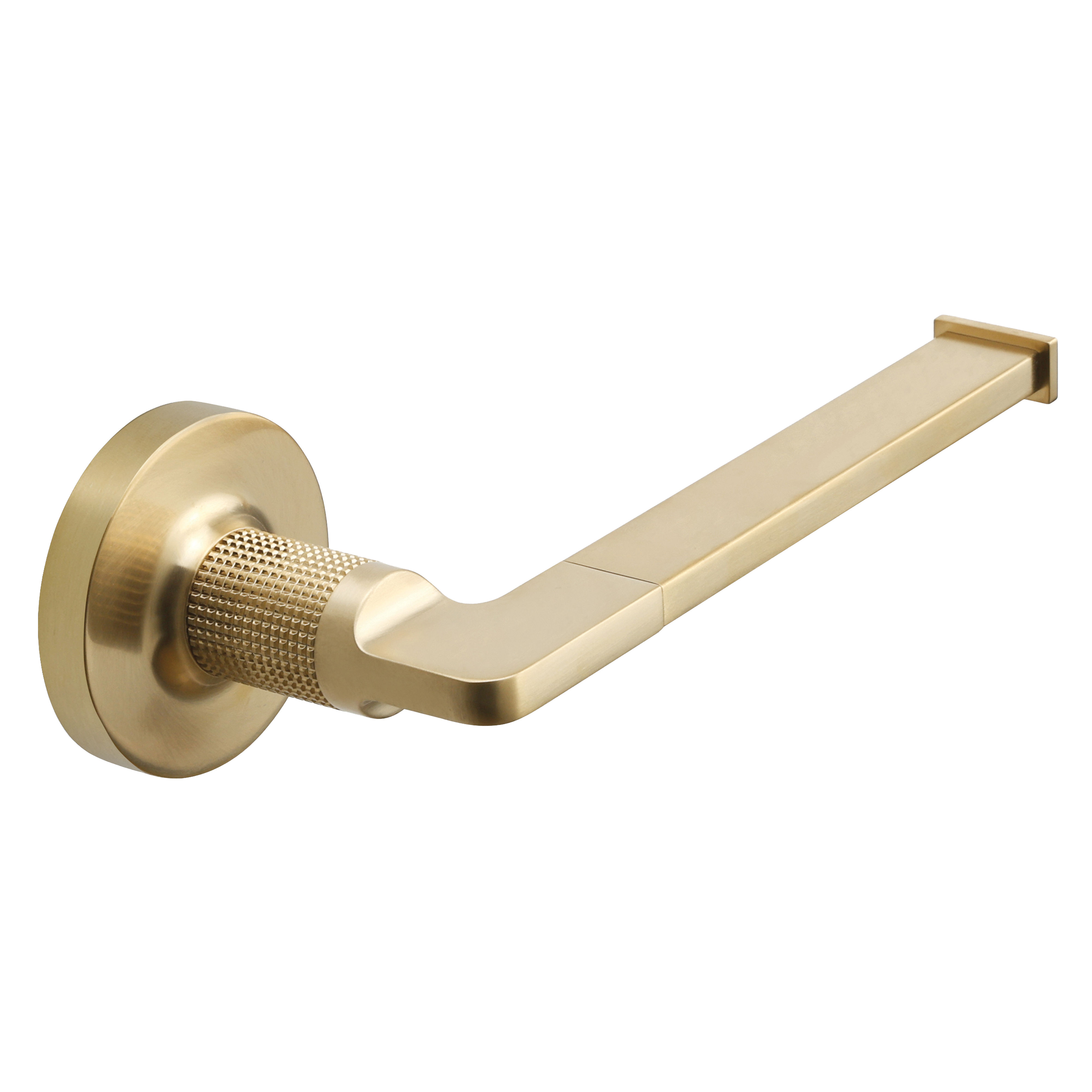 Origins Living Baxter Open Toilet Roll Holder Brushed Brass - BAX-117001-BB