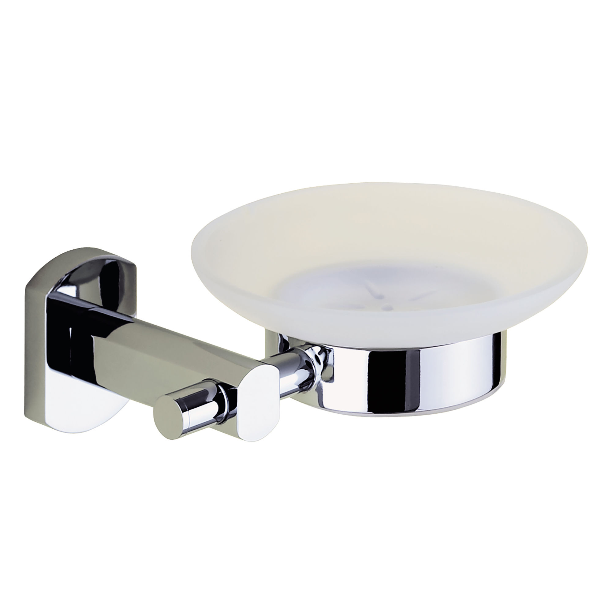 Origins Living Edera Plus Glass Soap Dish Chrome - EP11-13
