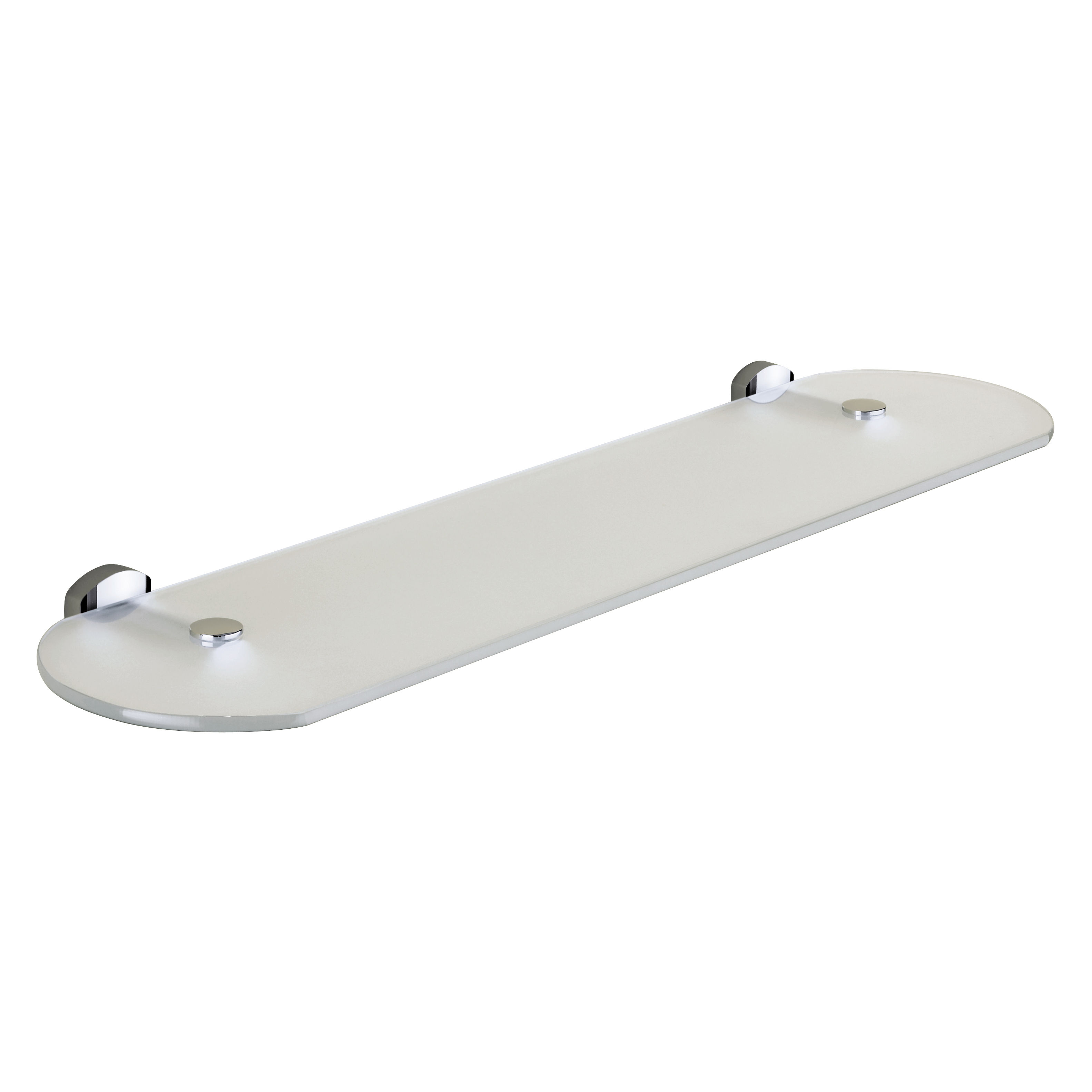 Origins Living Edera Plus Glass Shelf Chrome 530mm x 135mm - EP19/55-13