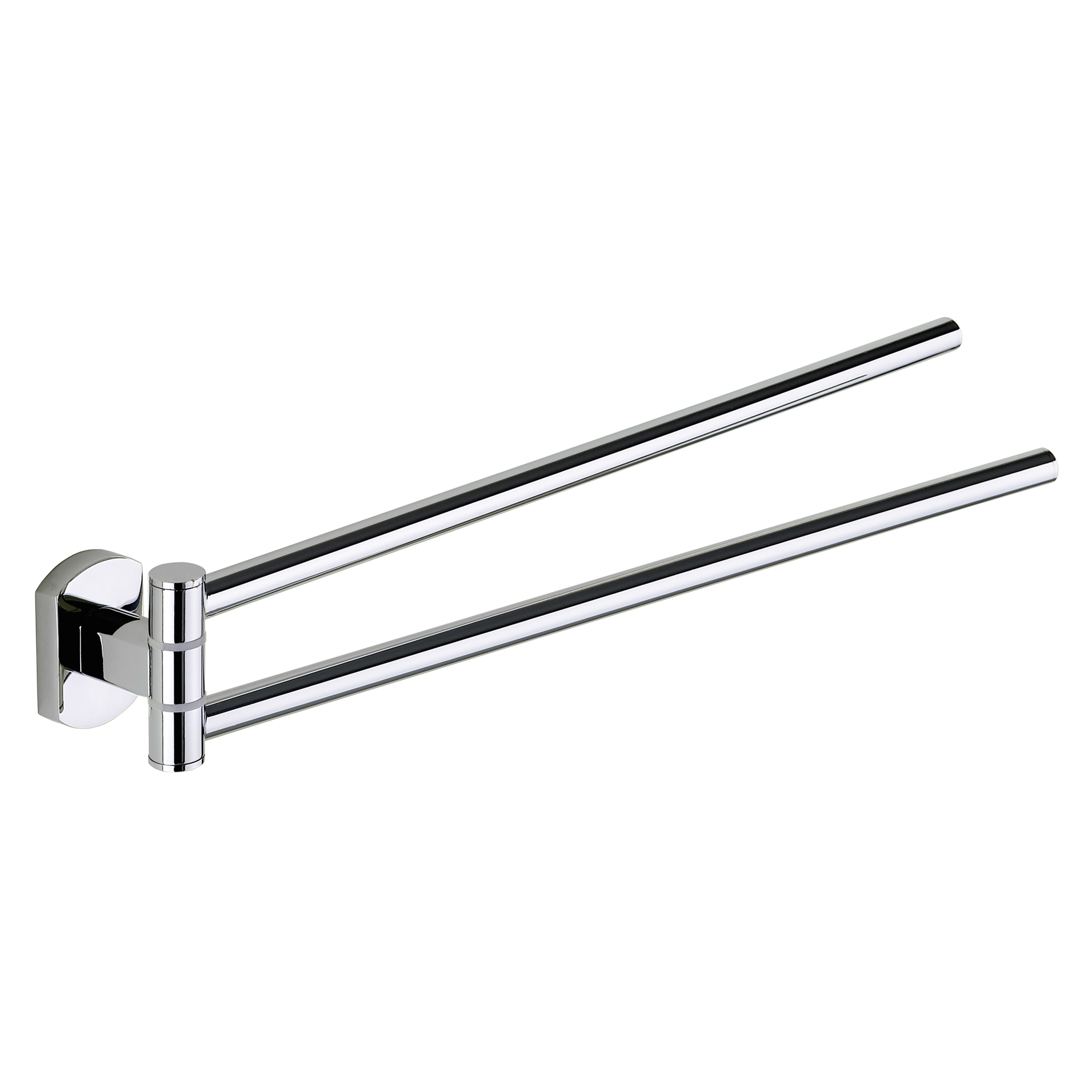 Origins Living Edera Plus Double Swing Towel Rail Chrome - EP23-13
