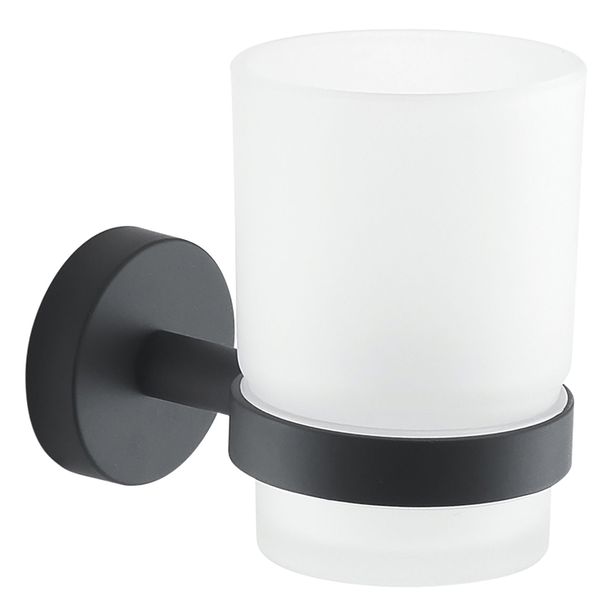 Origins Living Eros Glass Tumbler and Holder Black - 2310-14