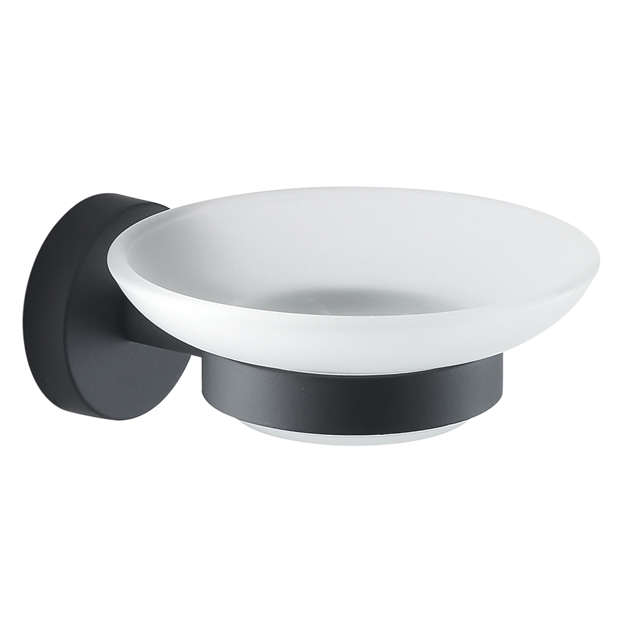 Origins Living Eros Glass Soap Dish Black - 2311-14