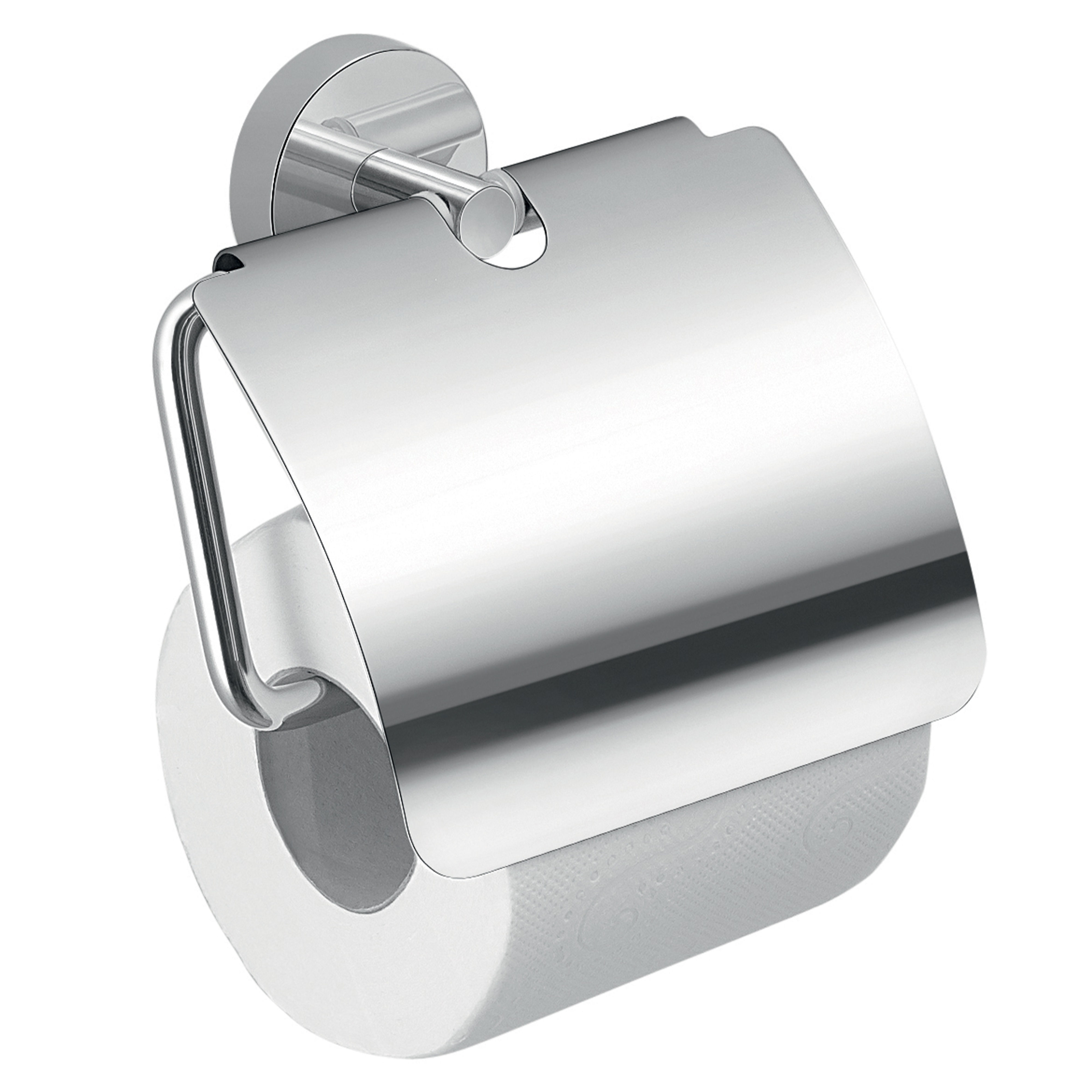 Origins Living Eros Toilet Roll Holder with Flap Chrome - 2325-13