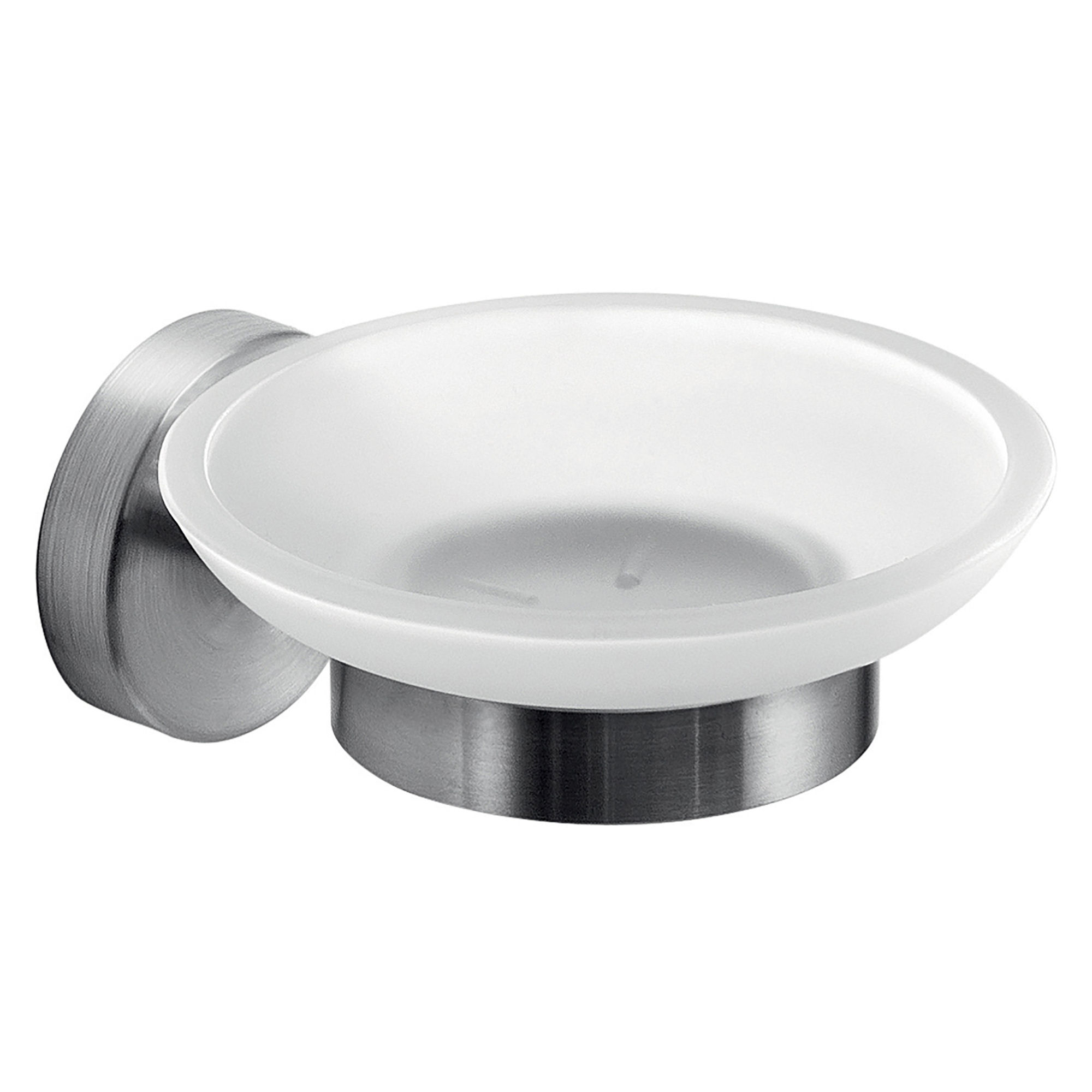 Origins Living G Pro Glass Soap Dish Brushed Stainless Steel - 5011-38