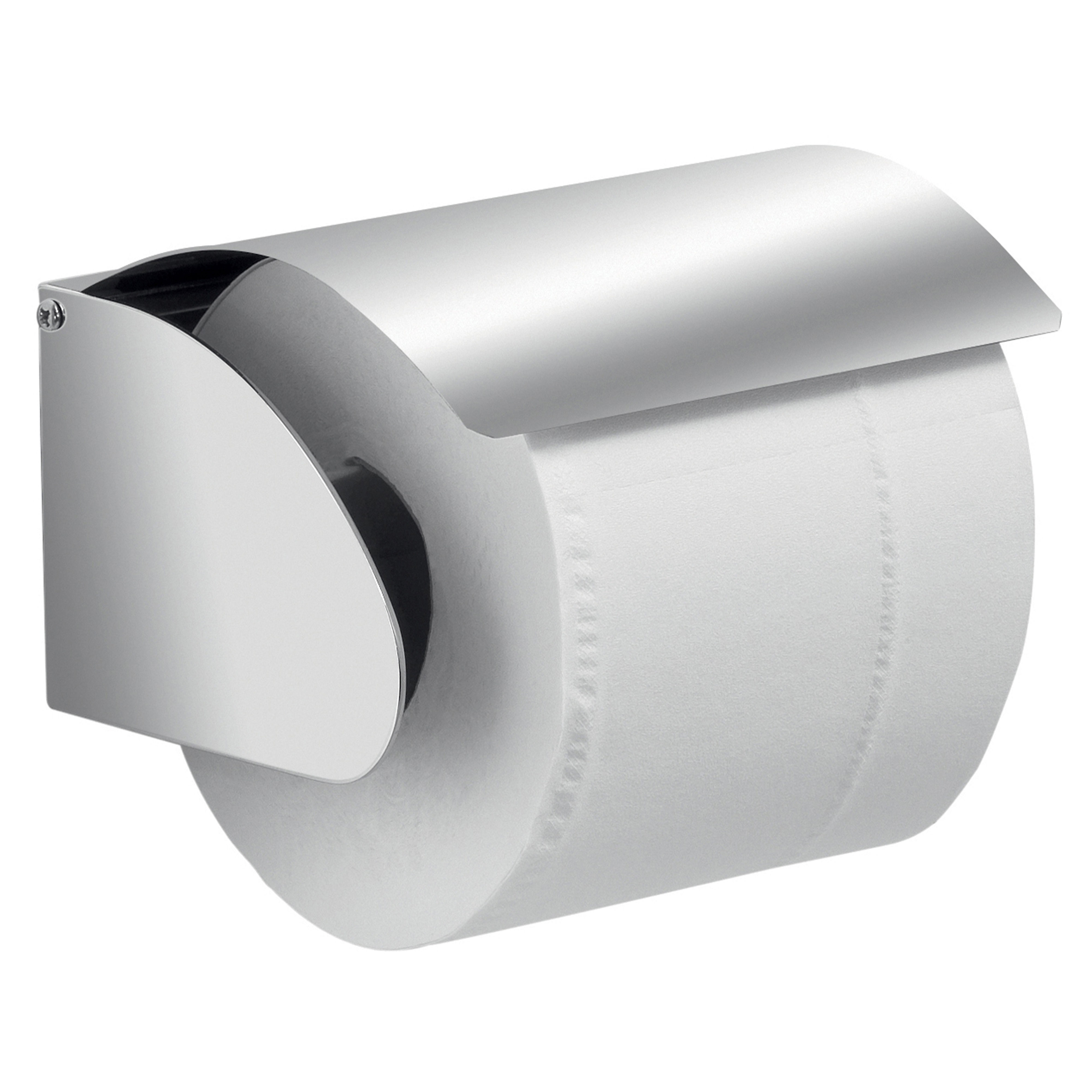 Origins Living G Pro Toilet Roll Holder with Flap Brushed Stainless Steel - 5025-38