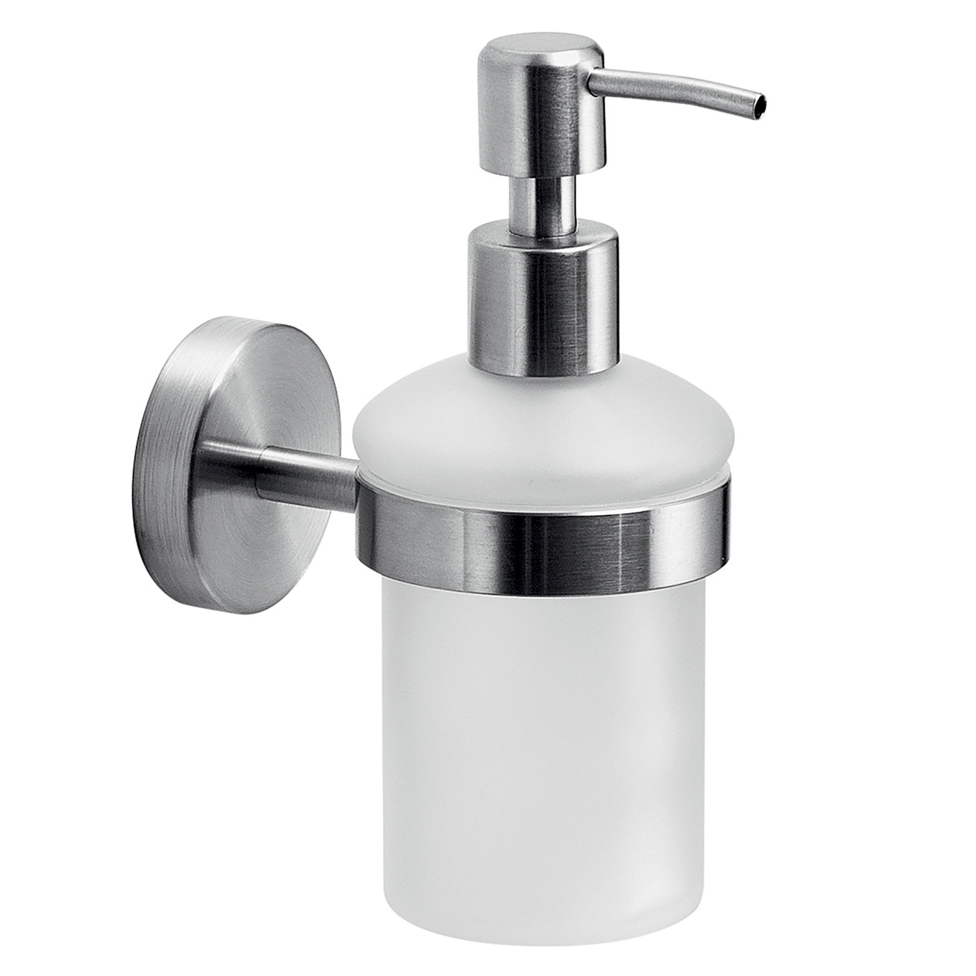 Origins Living G Pro Glass Soap Dispenser Brushed Stainless Steel - 5081-38