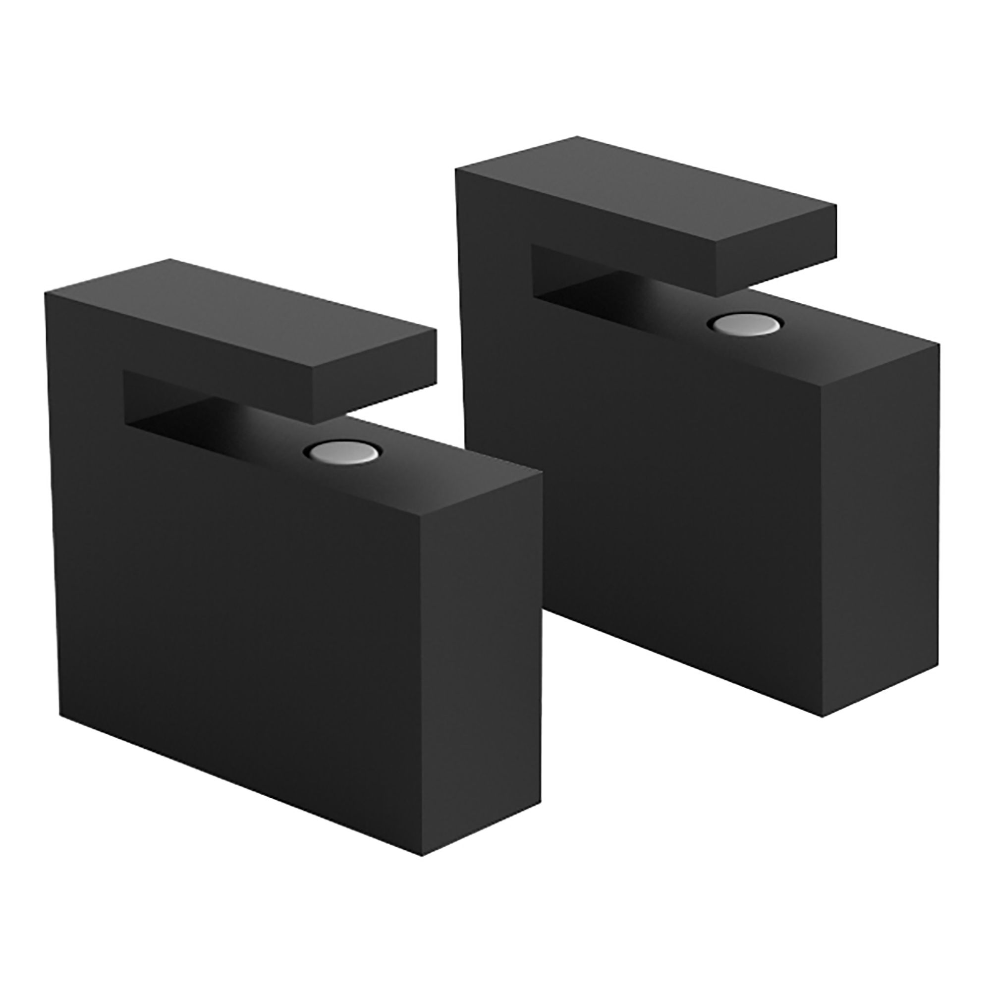Origins Living Hudson Shelf Brackets (Pair) Black - HDS-120004-BK
