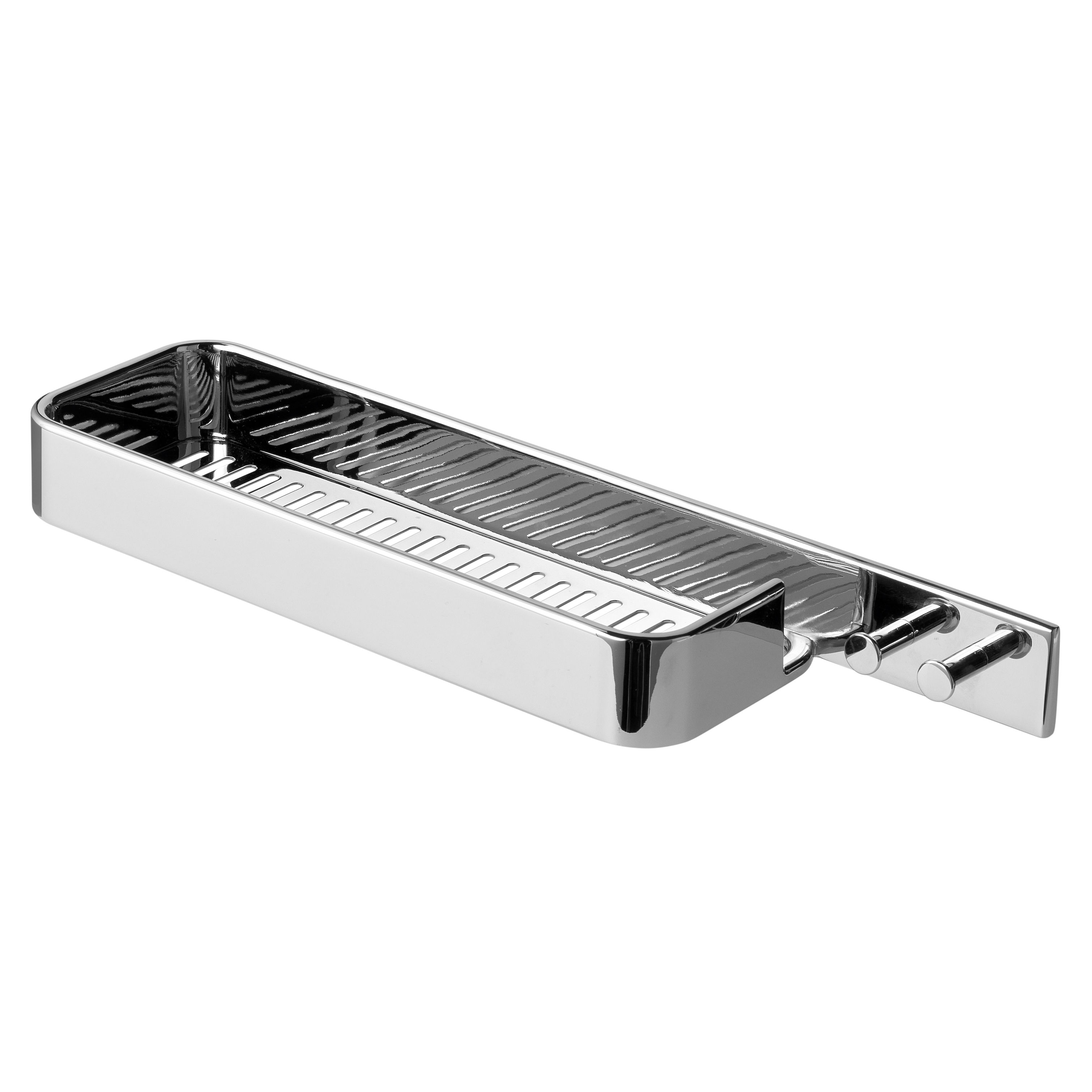 Origins Living Il Giglio Shower Basket with Hooks Chrome - A918-13