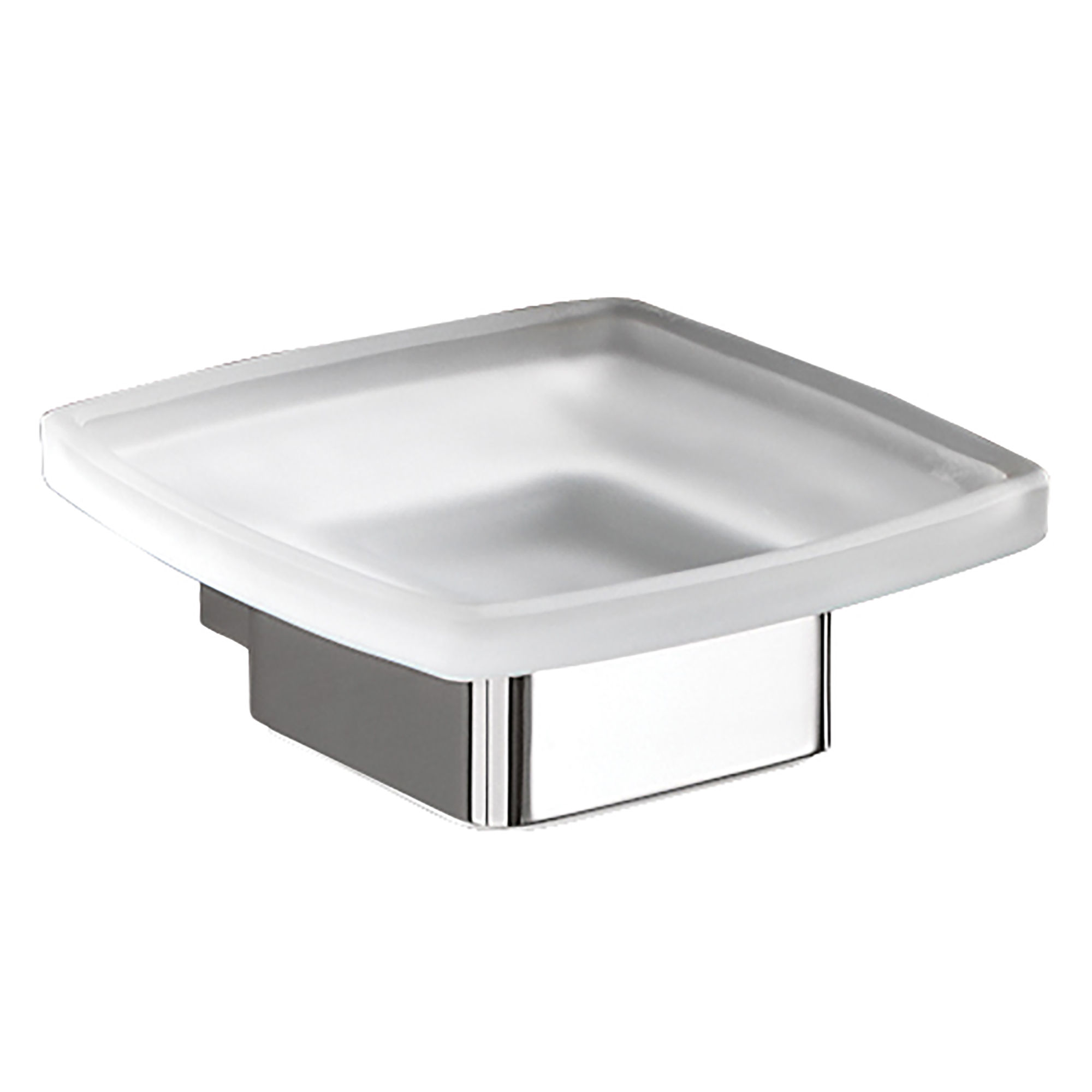 Origins Living Lounge Glass Soap Dish Chrome - 5411-13