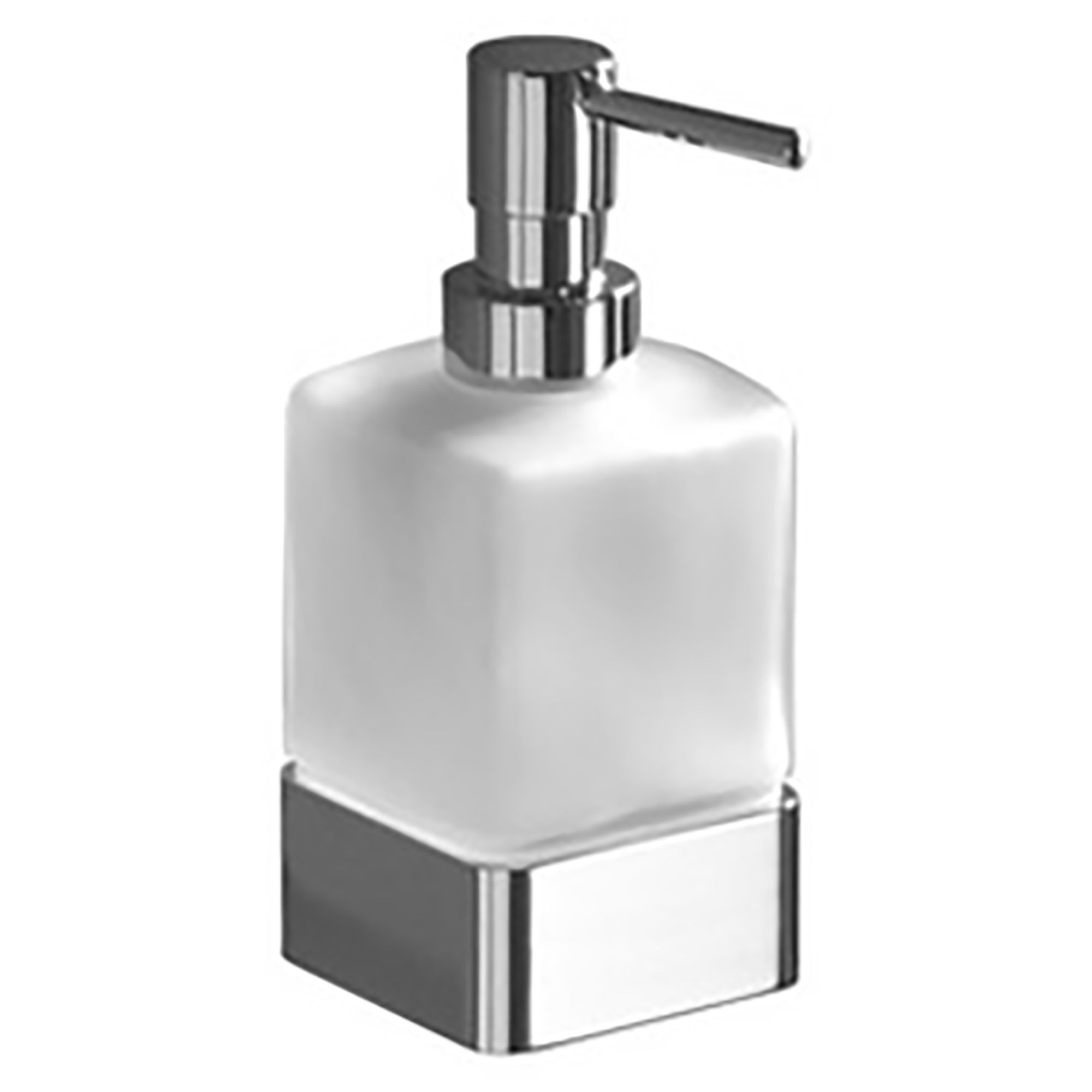 Origins Living Lounge Freestanding Glass Soap Dispenser Chrome - 5455-13