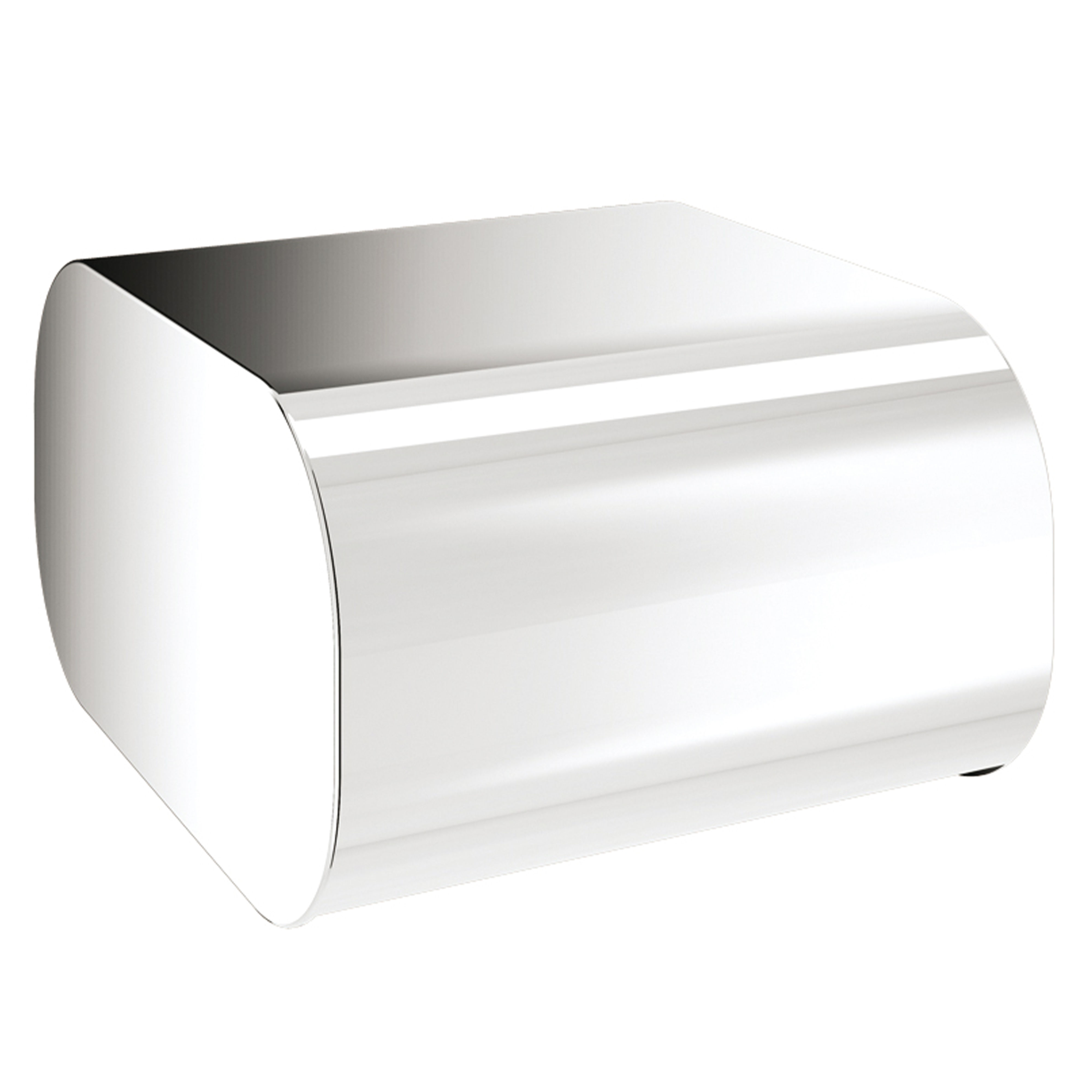 Origins Living Outline Toilet Roll Holder with Cover Chrome - 3225-13