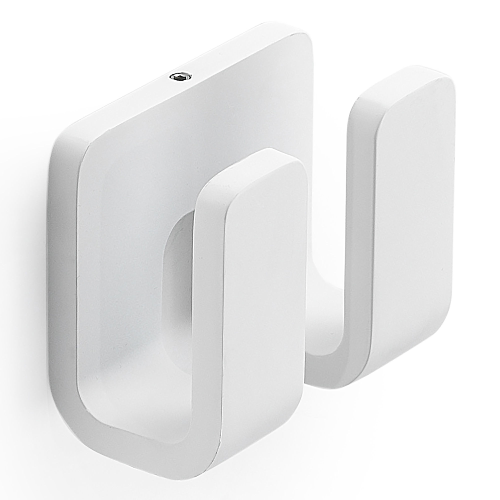 Origins Living Outline Double Bathroom Robe Hook White - 3228-22