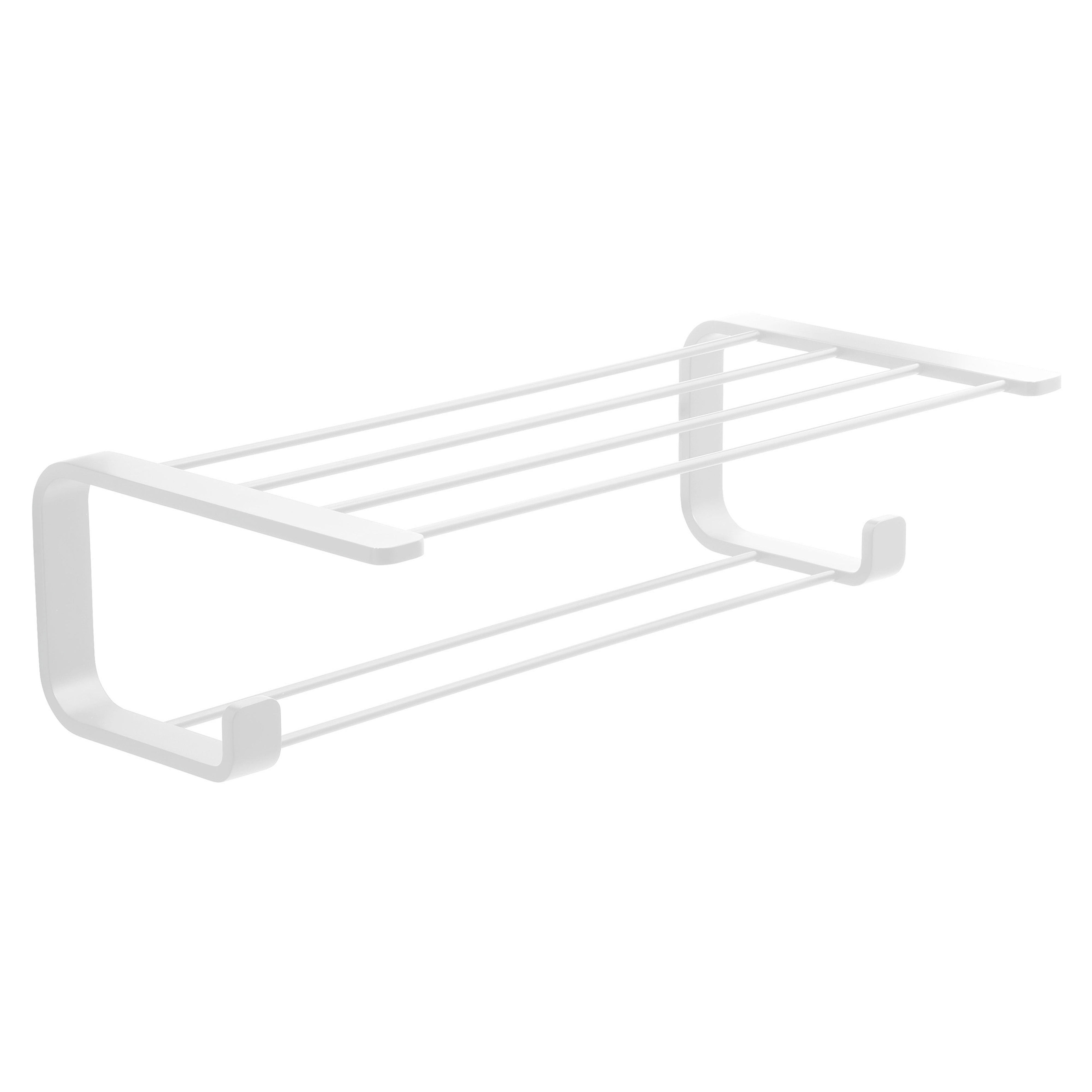 Origins Living Outline Double Towel Rack White - 3235-22