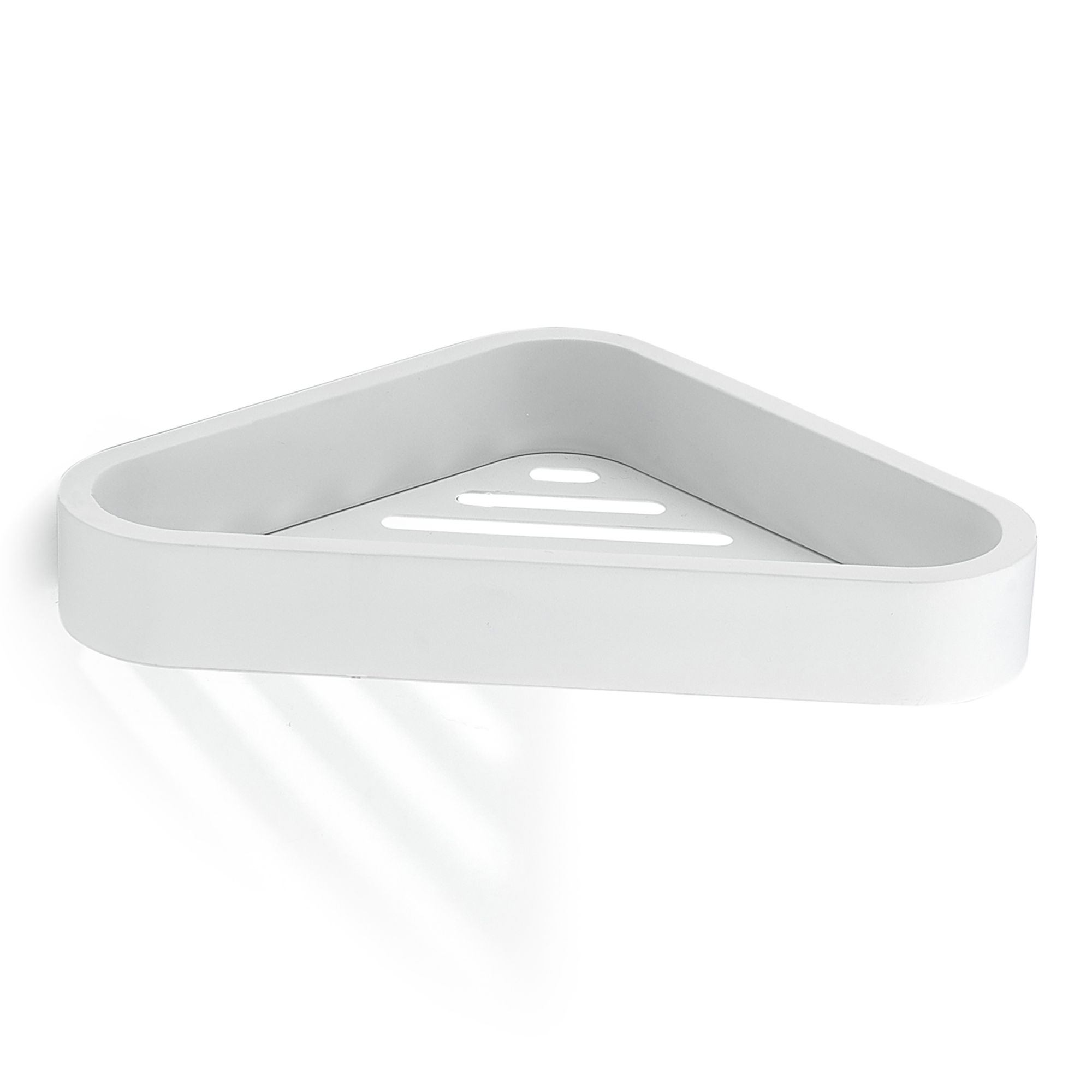 Origins Living Outline Corner Shower Basket White - 3283-22