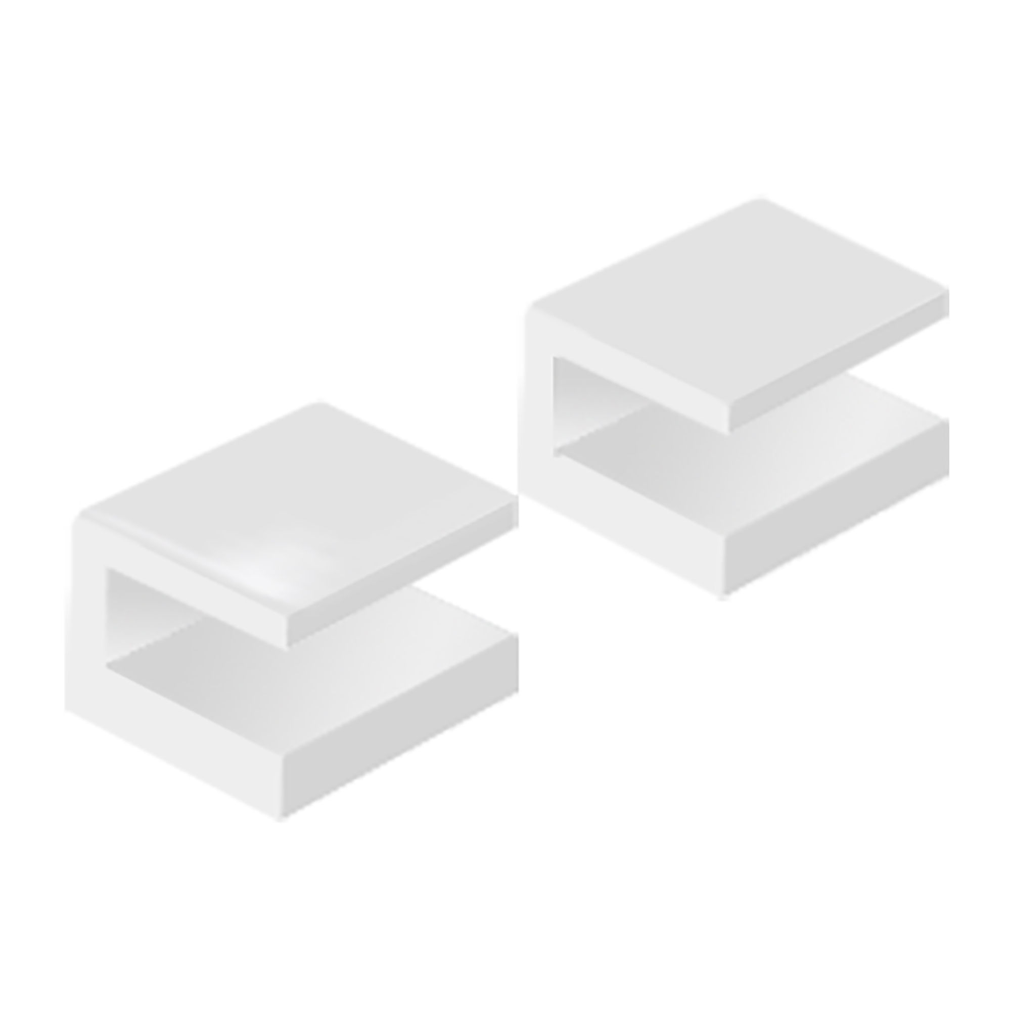 Origins Living Pier Shelf Brackets (Pair) White - 185948