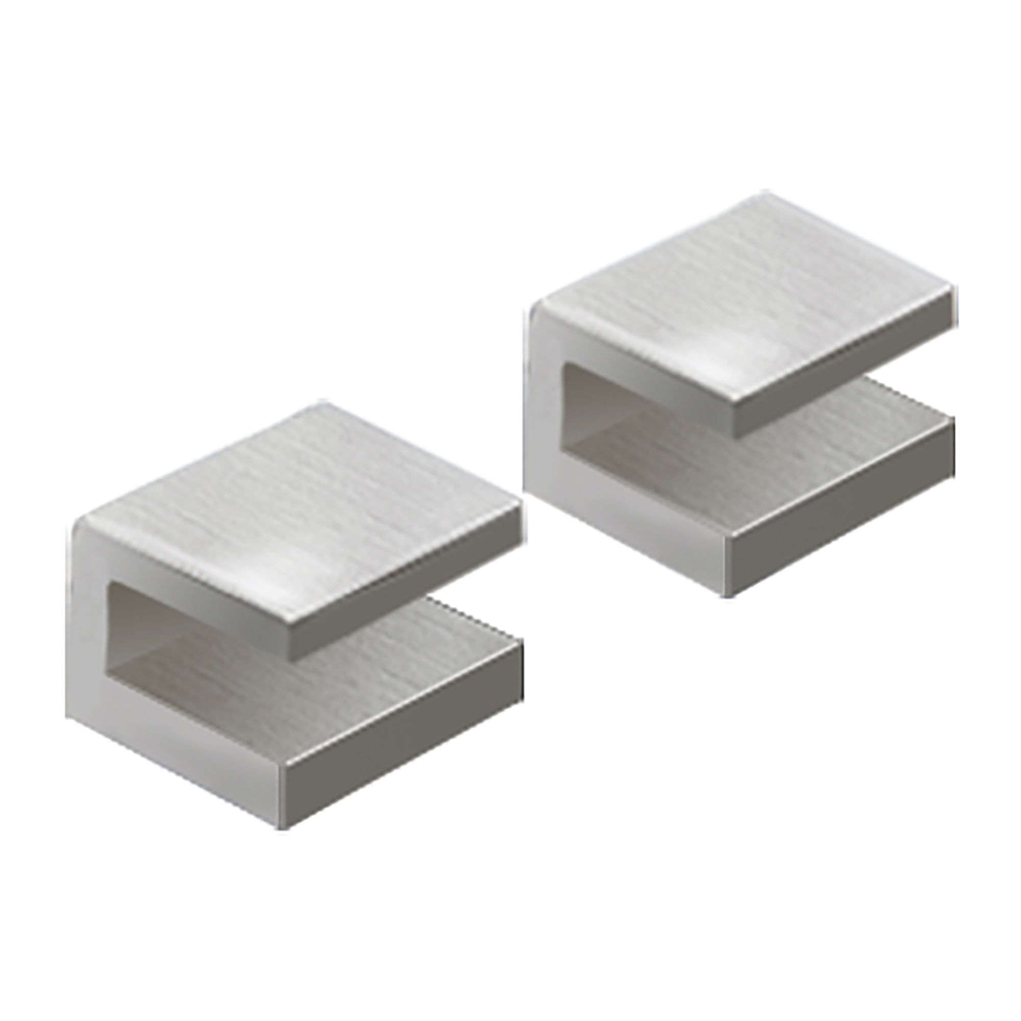 Origins Living Pier Shelf Brackets (Pair) Brushed Nickel - 185955