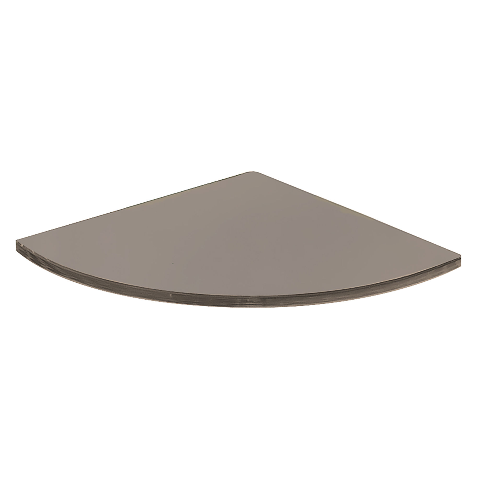 Origins Living Pier Glass Corner Shelf Bronze 250mm x 250mm - B008707