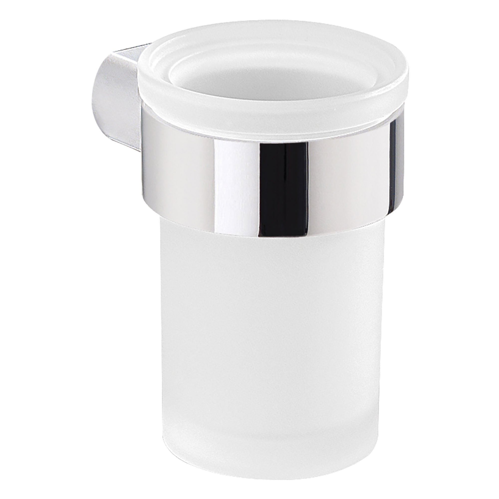 Origins Living Pirenei Glass Tumbler and Holder Chrome - PI10-13
