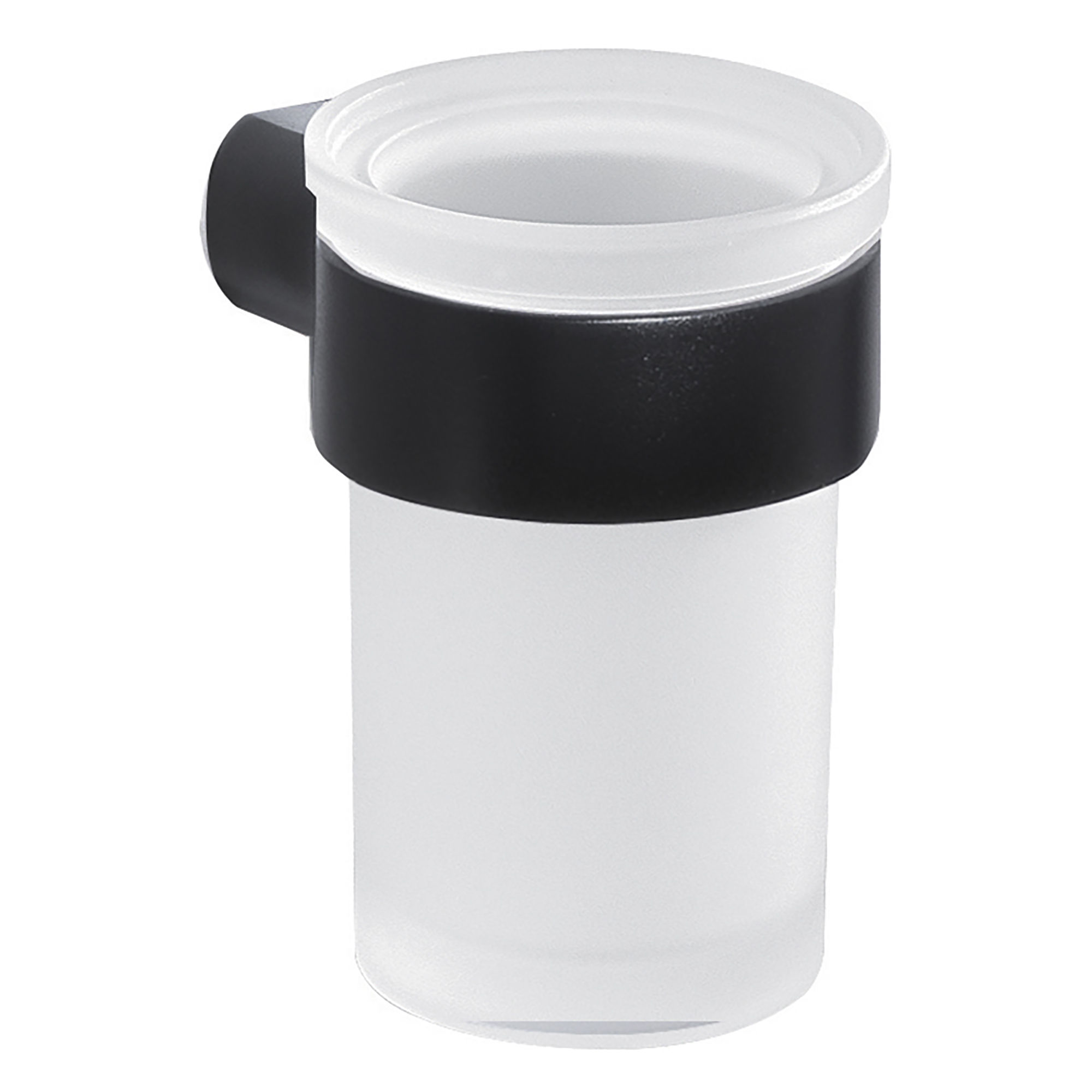 Origins Living Pirenei Glass Tumbler and Holder Black - PI10-14
