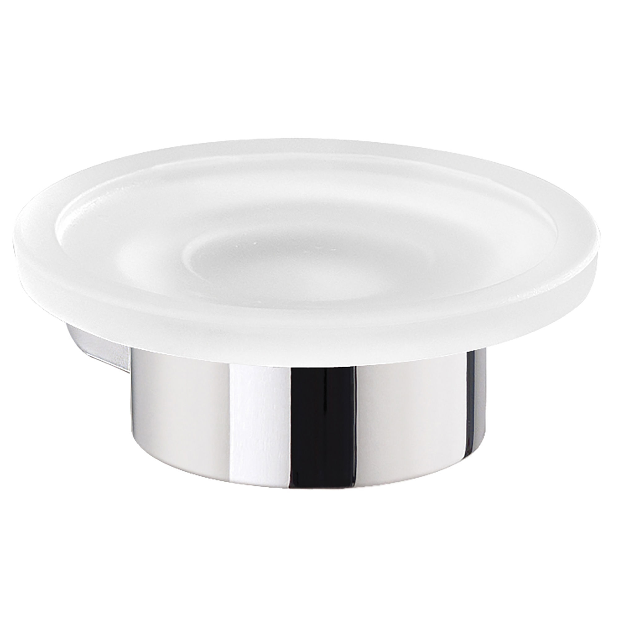 Origins Living Pirenei Glass Soap Dish Chrome - PI11-13