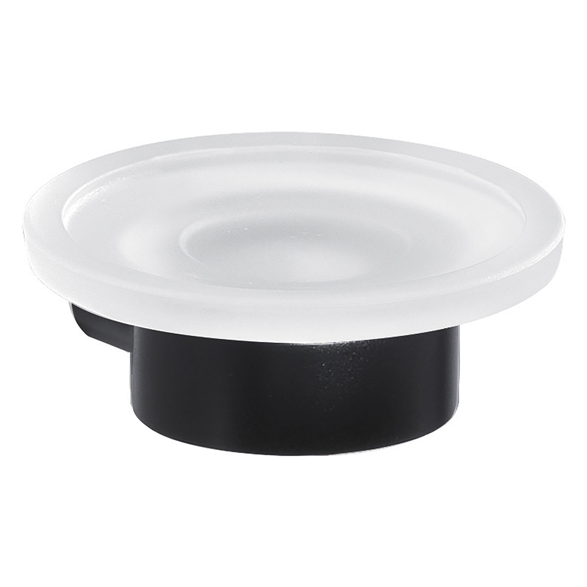 Origins Living Pirenei Glass Soap Dish Black - PI11-14