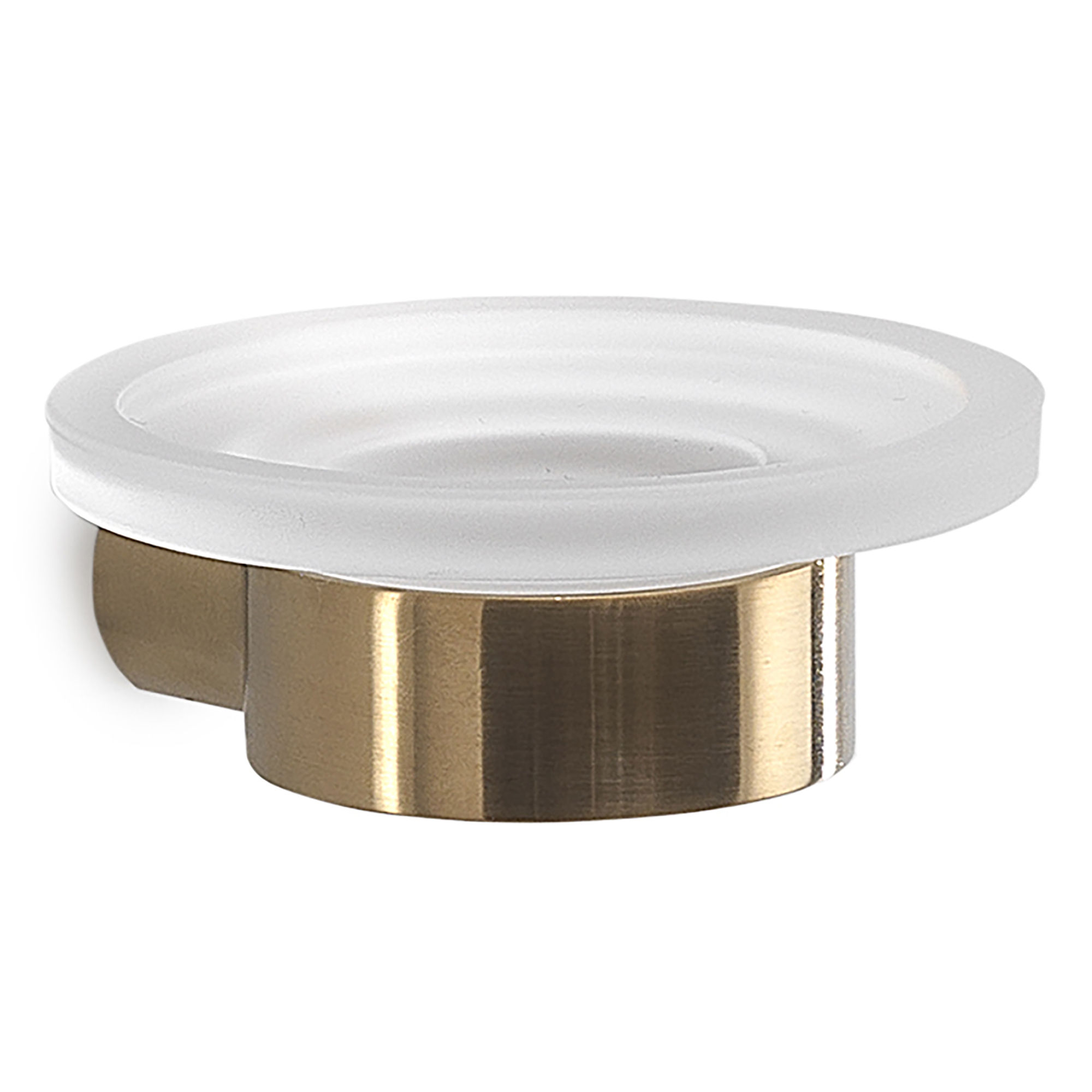 Origins Living Pirenei Glass Soap Dish Brushed Gold - PI11-88