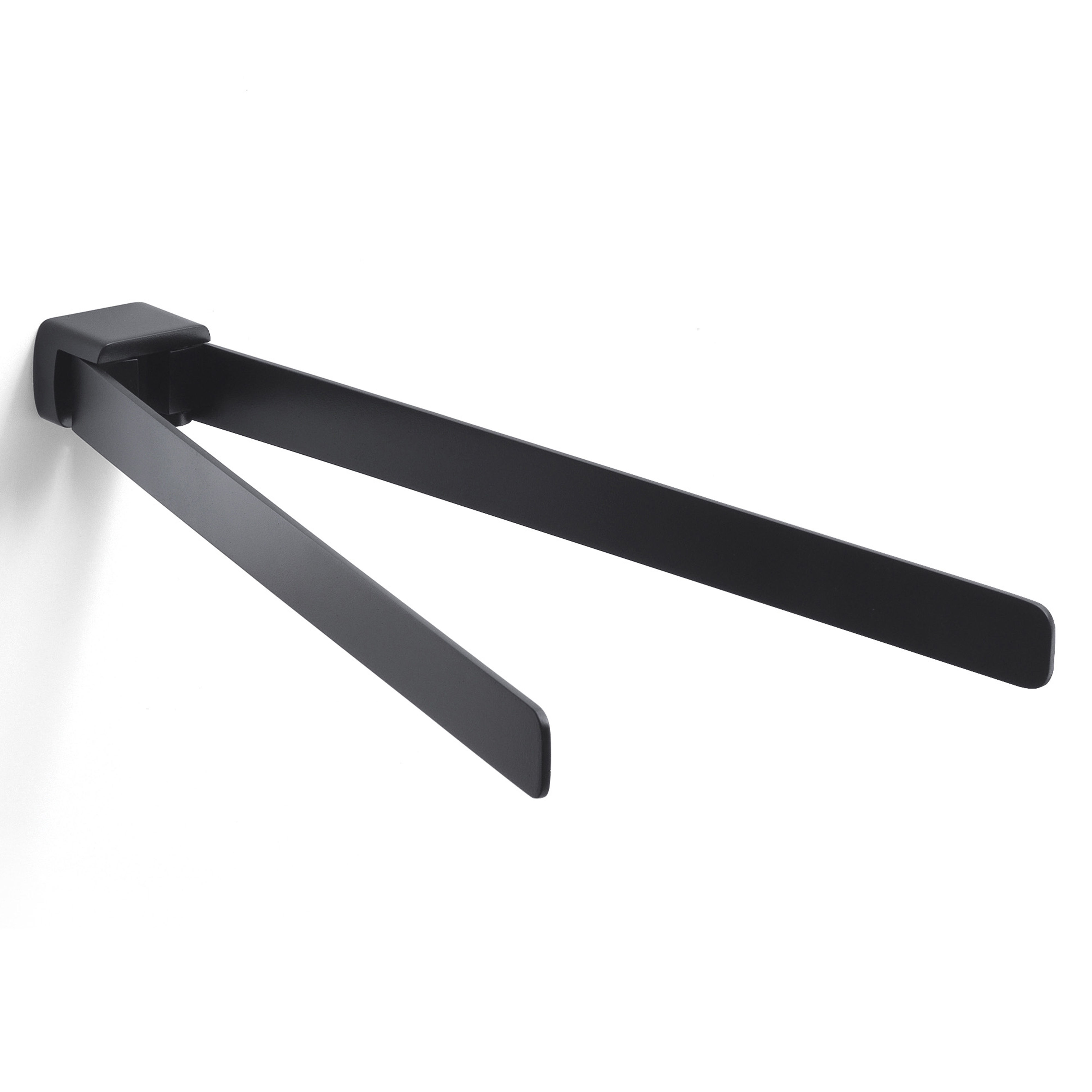Origins Living Pirenei Double Swing Towel Rail Black - PI23-14