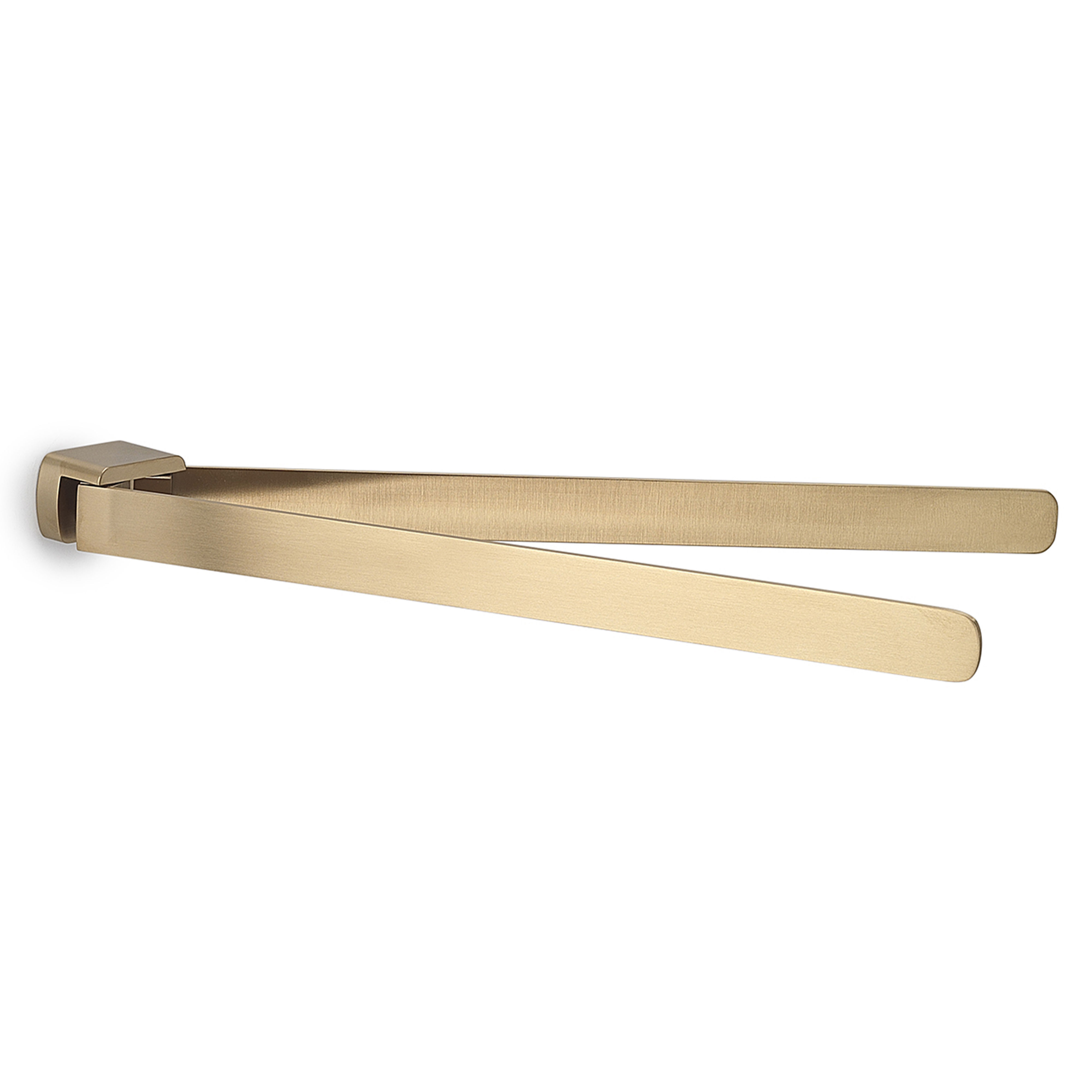 Origins Living Pirenei Double Swing Towel Rail Brushed Gold - PI23-88