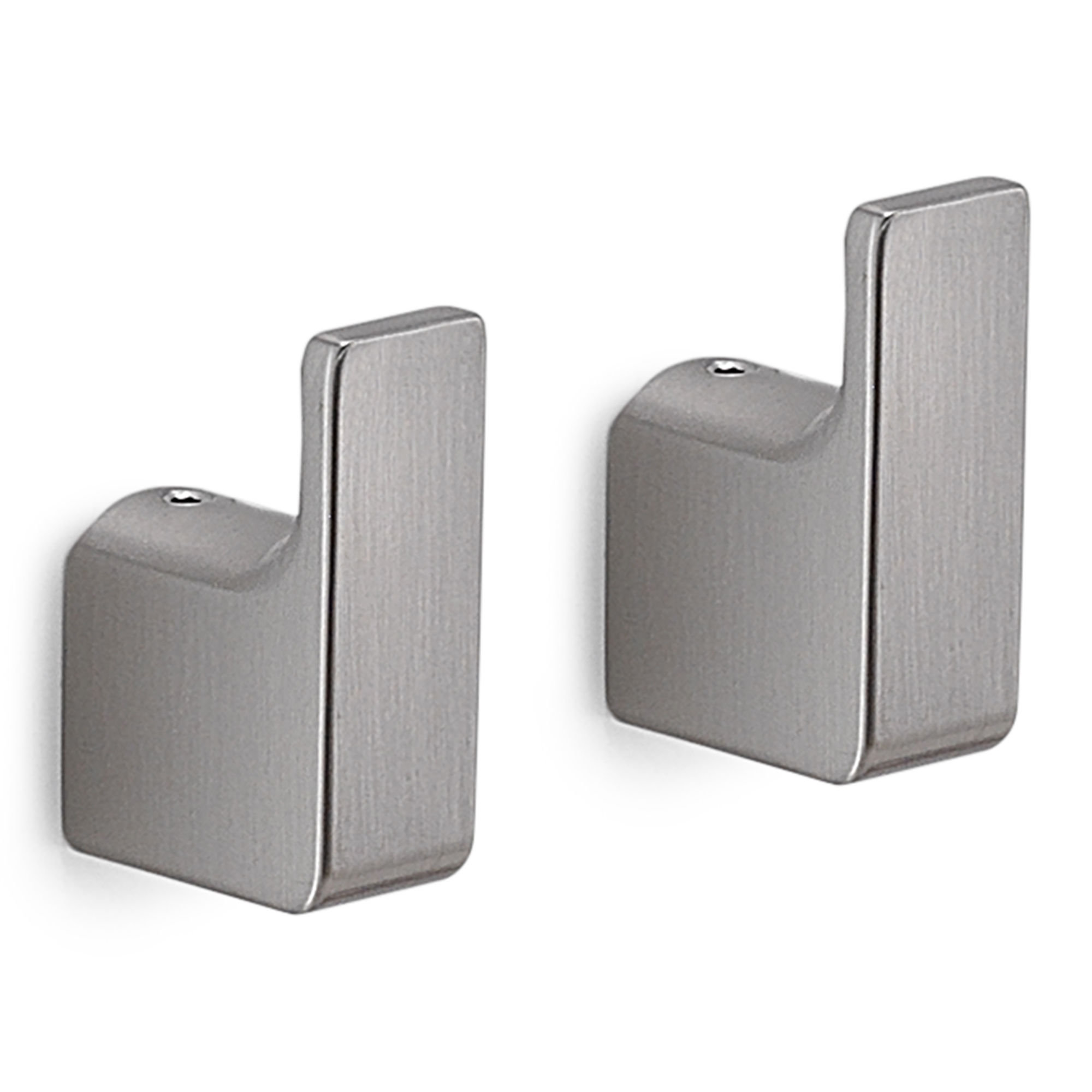 Origins Living Pirenei Bathroom Hooks (Pair) Brushed Nickel - PI27-38