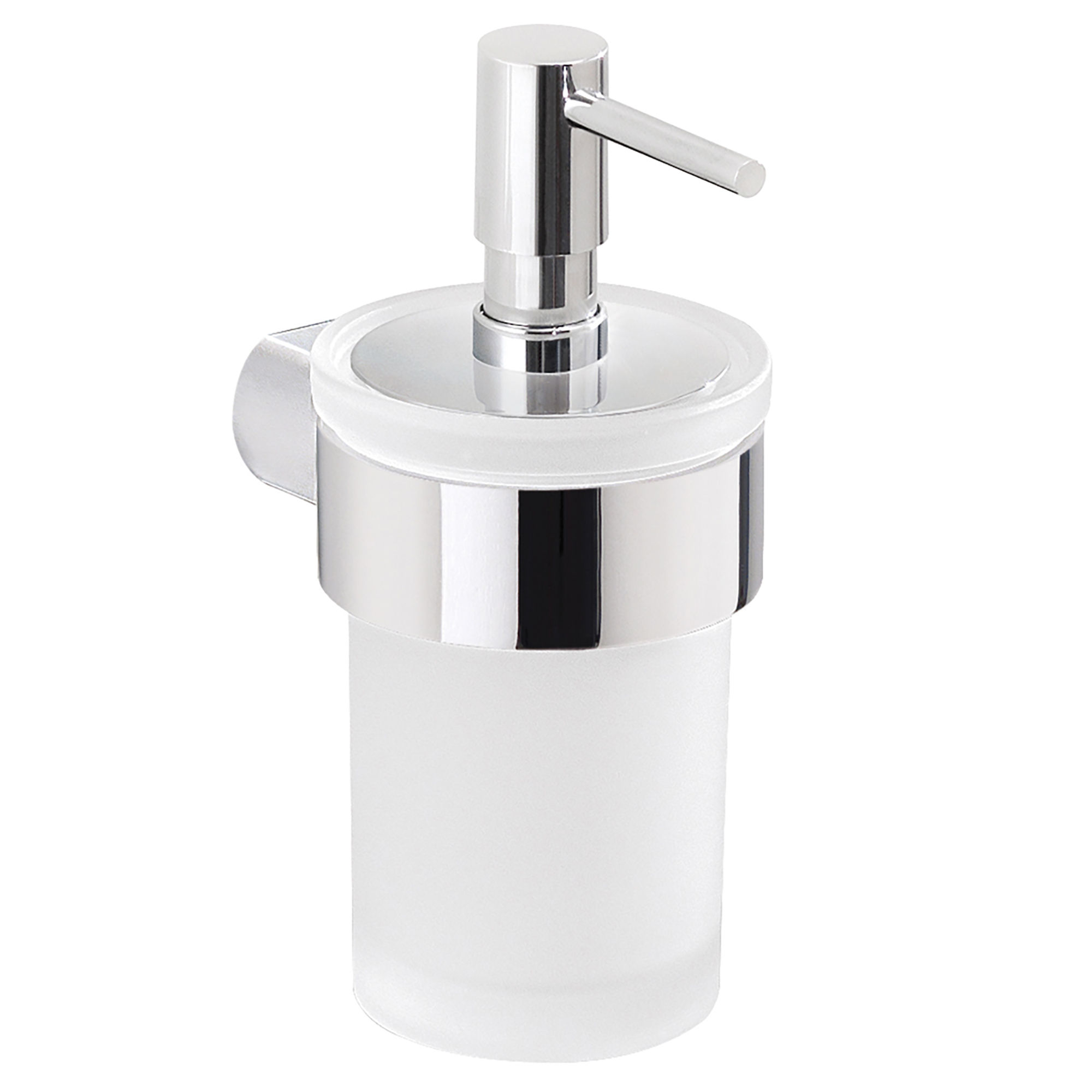 Origins Living Pirenei Glass Soap Dispenser Chrome - PI81-13